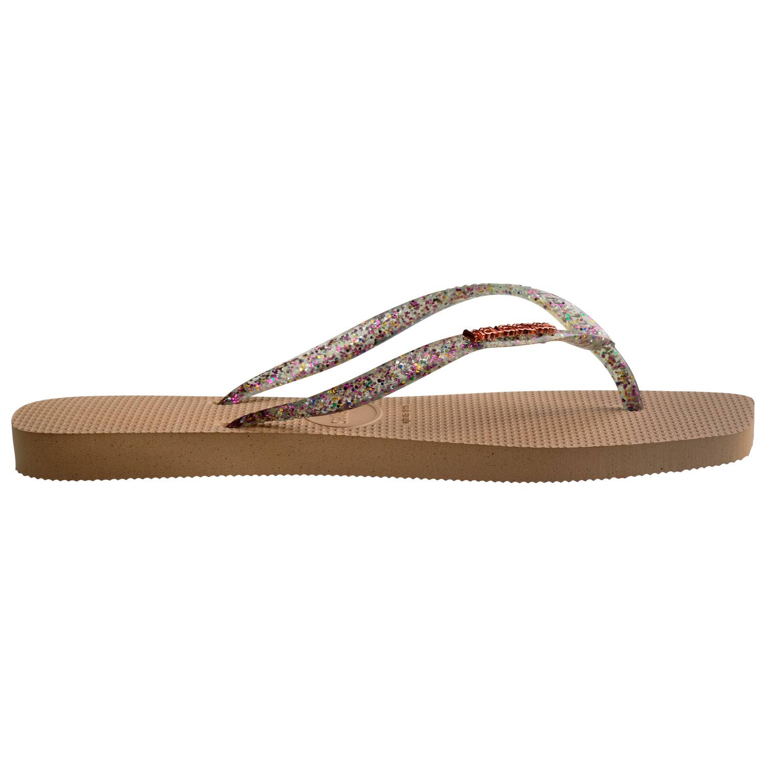 Havaianas Slim Square Logo Metallic Sandals Women s Buy Online 