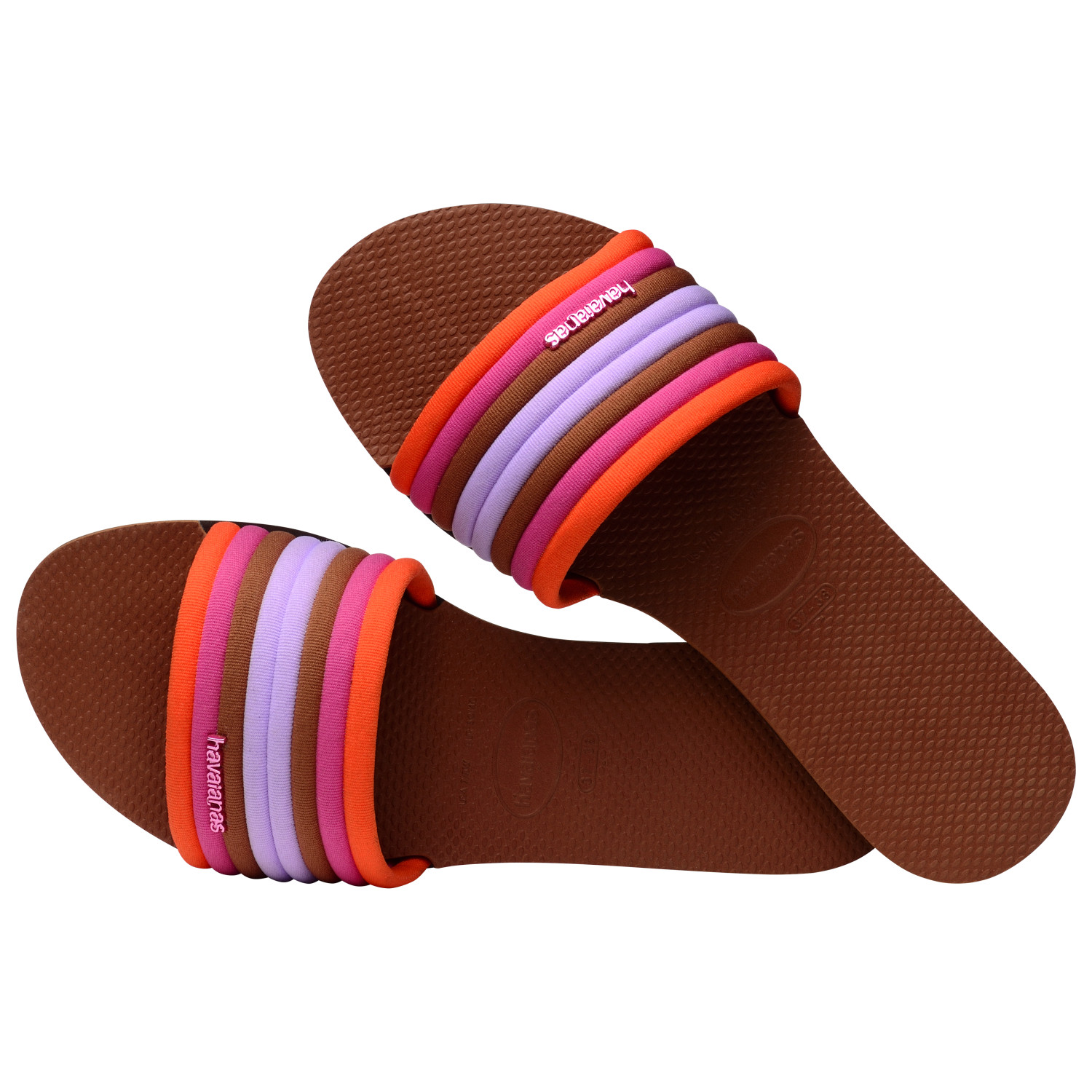 Sandali Havaianas Soleil Donna - Gomma, T-Strap, Chiusura Posteriore, Comodi