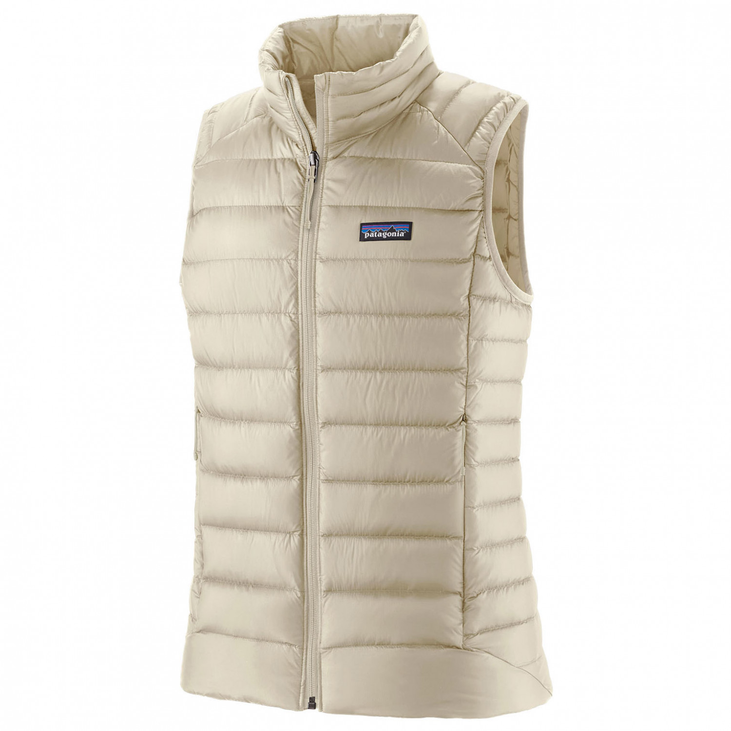 white womens down vest