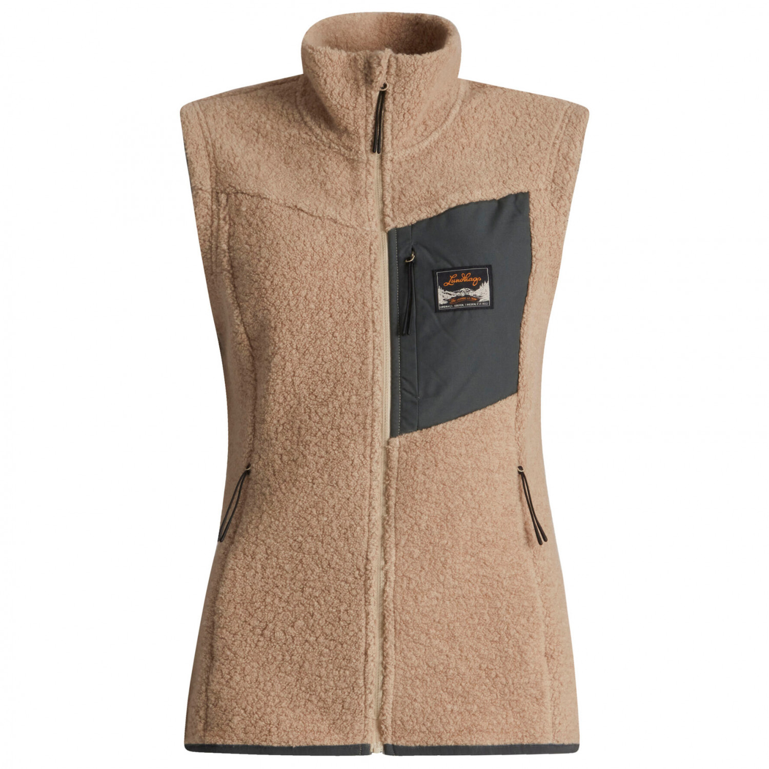 Lundhags Flok Wool Pile Vest - Wool vest Women's | Free EU Delivery ...