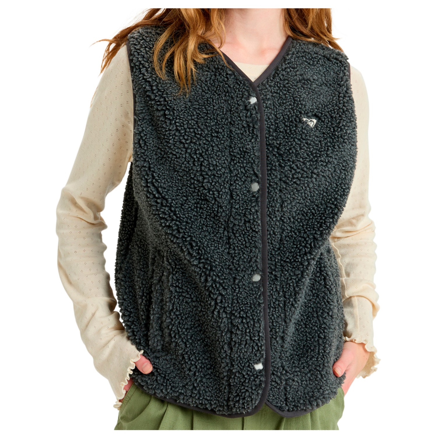 Roxy Iconic Town Vest Polaire sans manches Femme Achat en