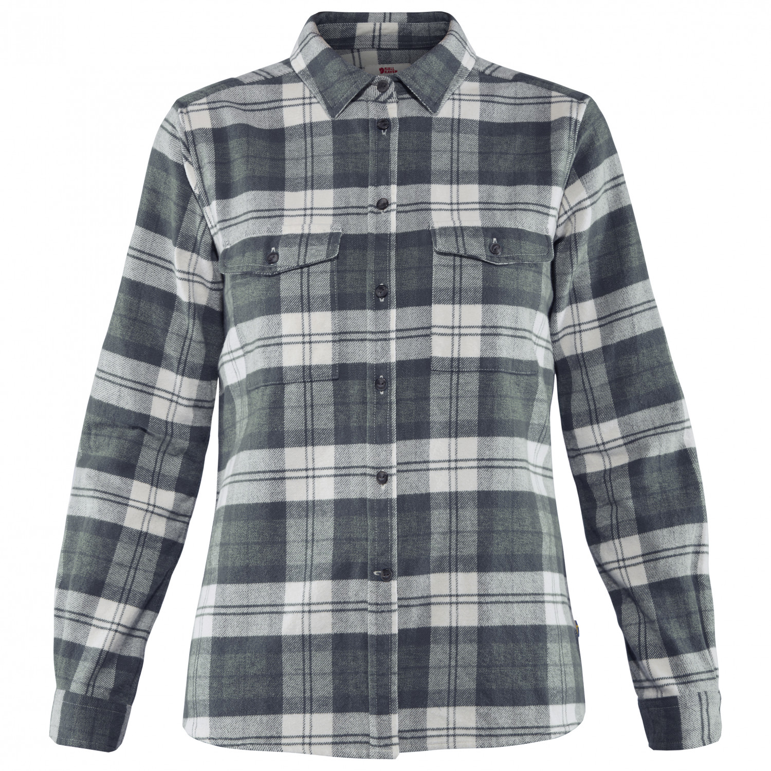 Fjall Raven Övik Heavy Flannel Shirt W Dune Beige Buckwheat Brown Women