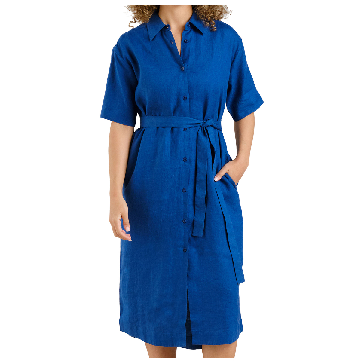 DEDICATED Shirt Dress Ripa Linen - Dress Women's | Buy online | Bergfreunde
