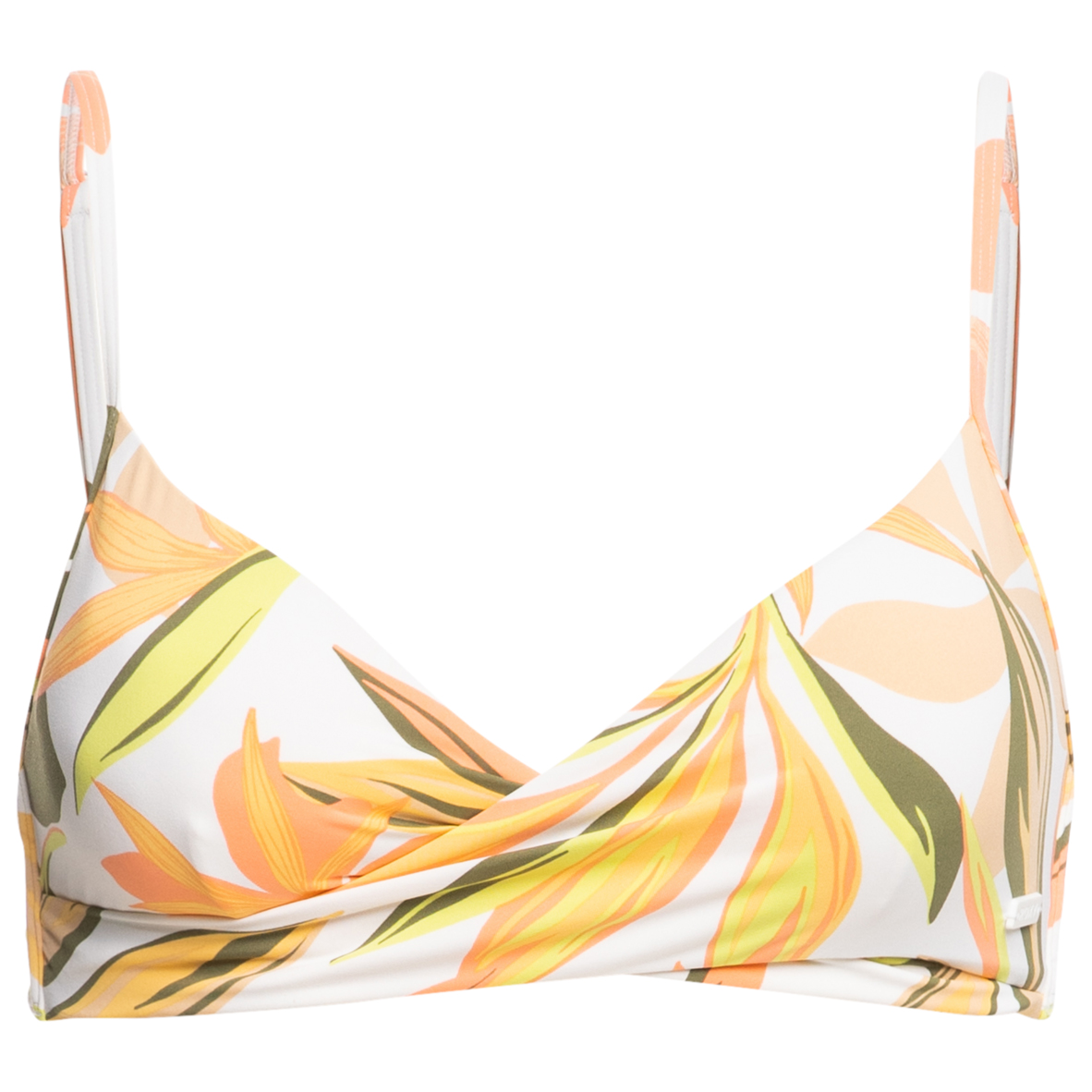 Roxy Printed Beach Classics Tri Bikini Top: Reggiseno A Triangolo Fisso, Morbido E Resistente, Donna