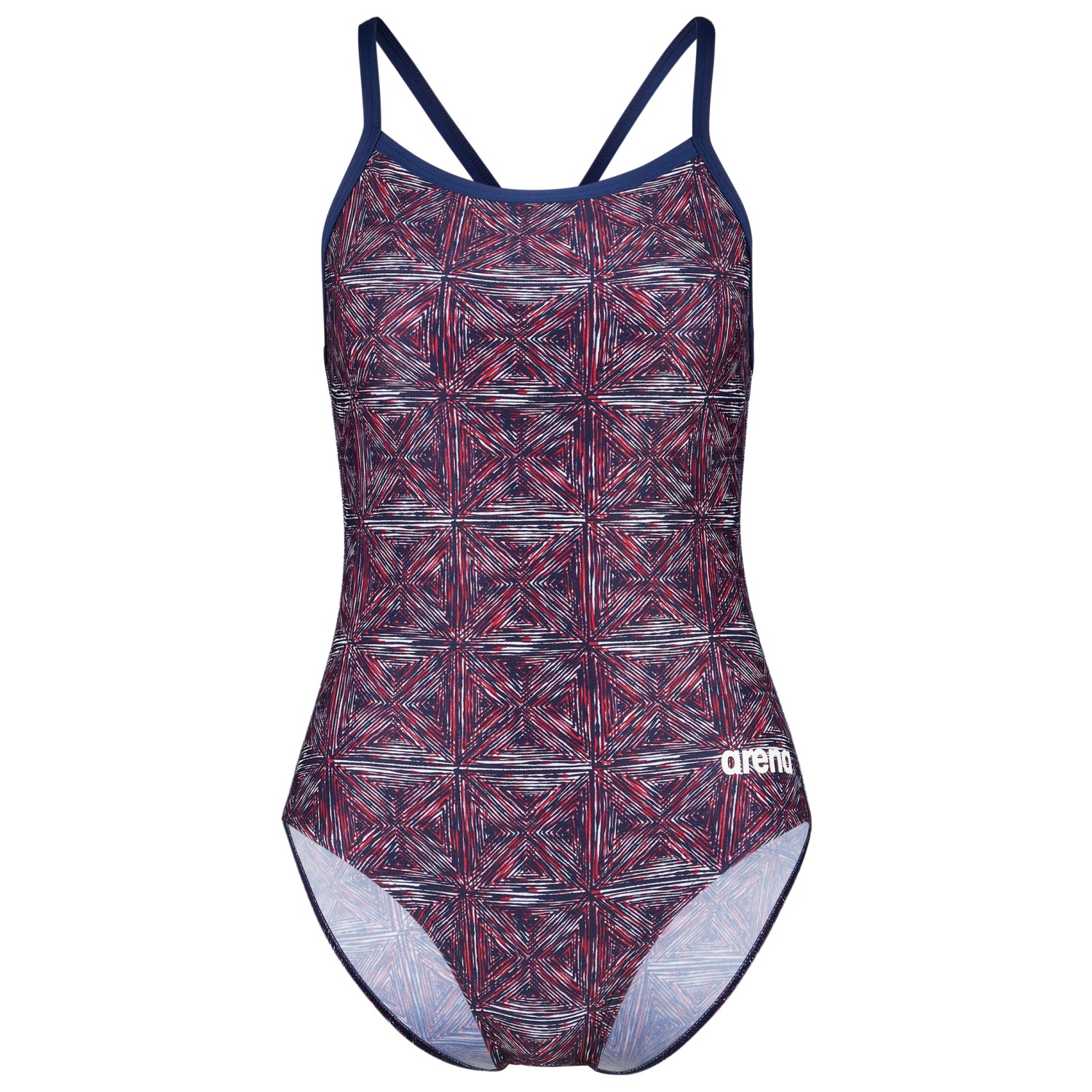 Costume Intero Arena Donna - Design Abstract, Resistente Al Cloro, UPF 50+, Perfetto Per Nuoto E Allenamenti - Foto 11