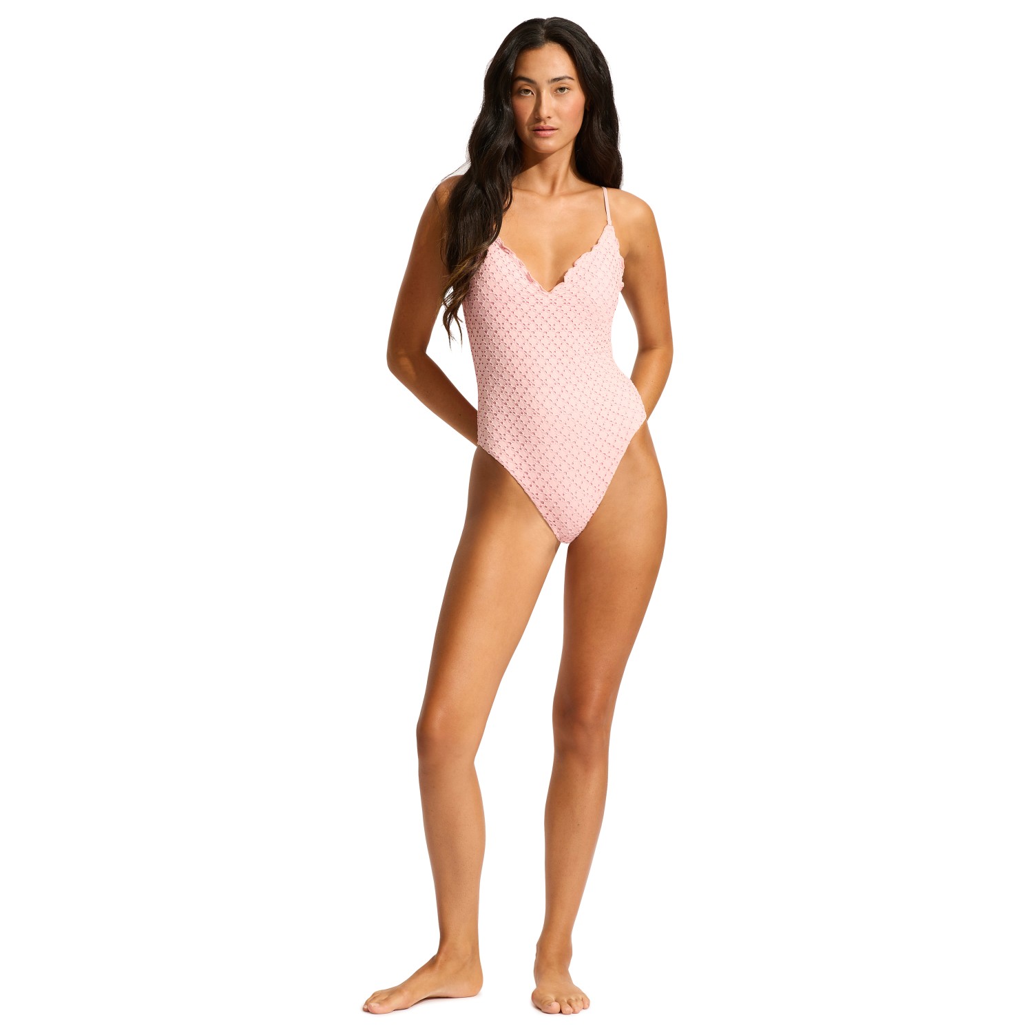 YOURS Grote Maten Zwart Buikcontrole Zwempak met Ruches | Yours Clothing