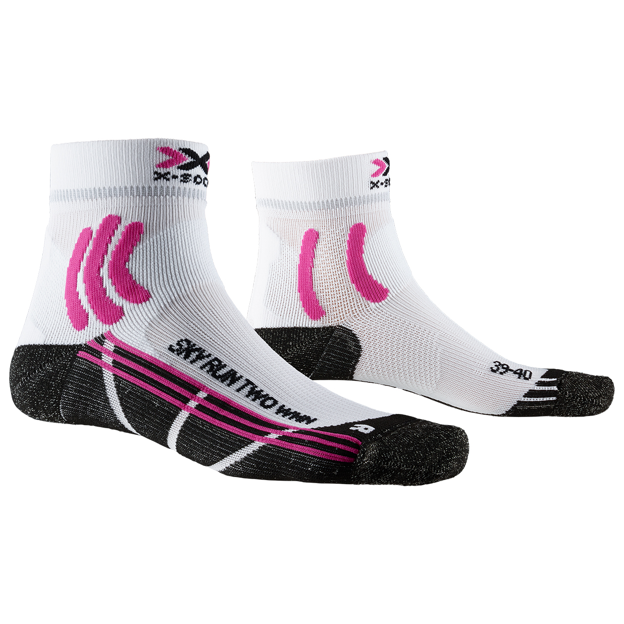 X-Socks Sky Run Two Hardloopsokken Wit/Blauw Dames