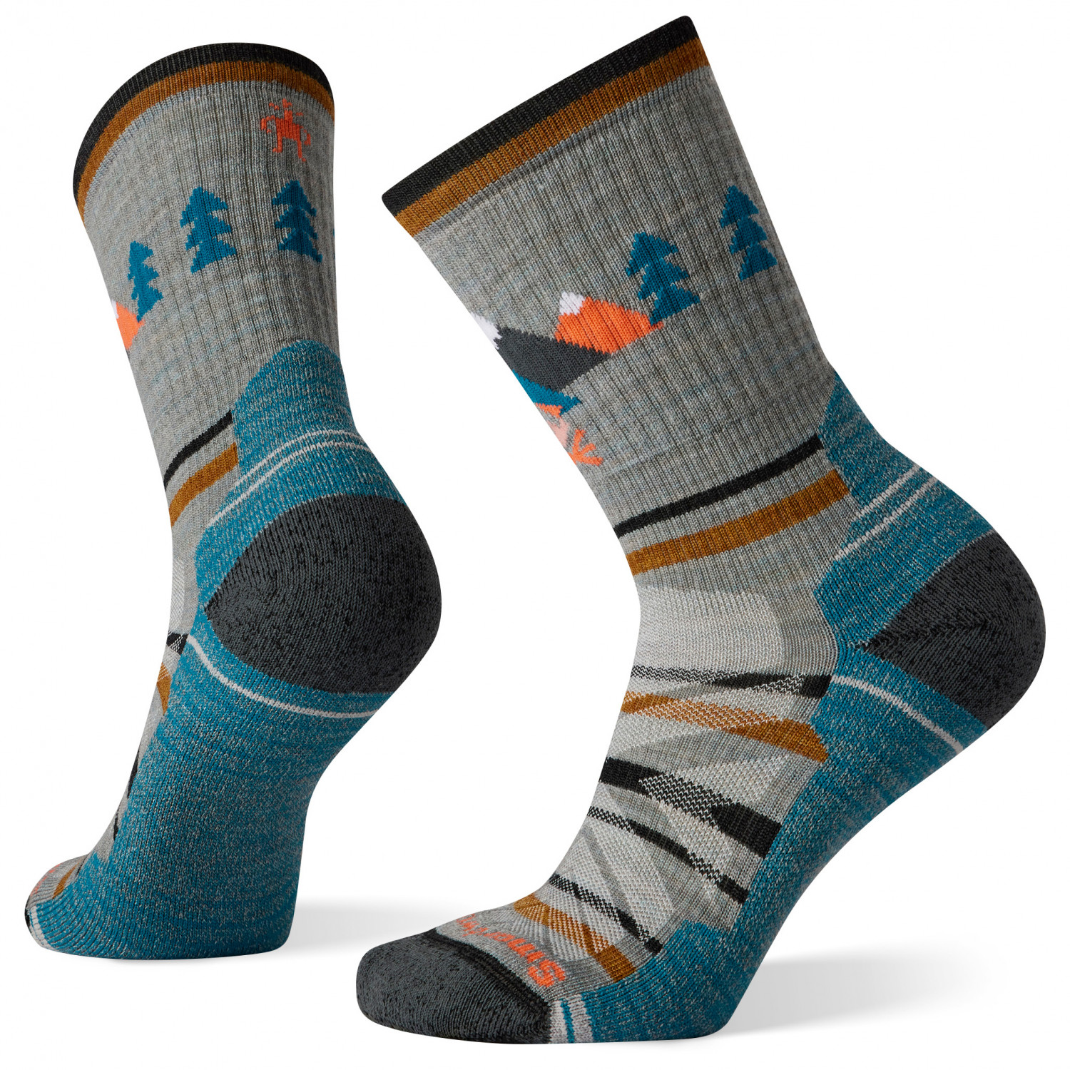 Chaussettes De Randonnée Femme SMARTWOOL - Taille S, Gris Moyen - Coussin Intégral, Neuves Avec étiquettes