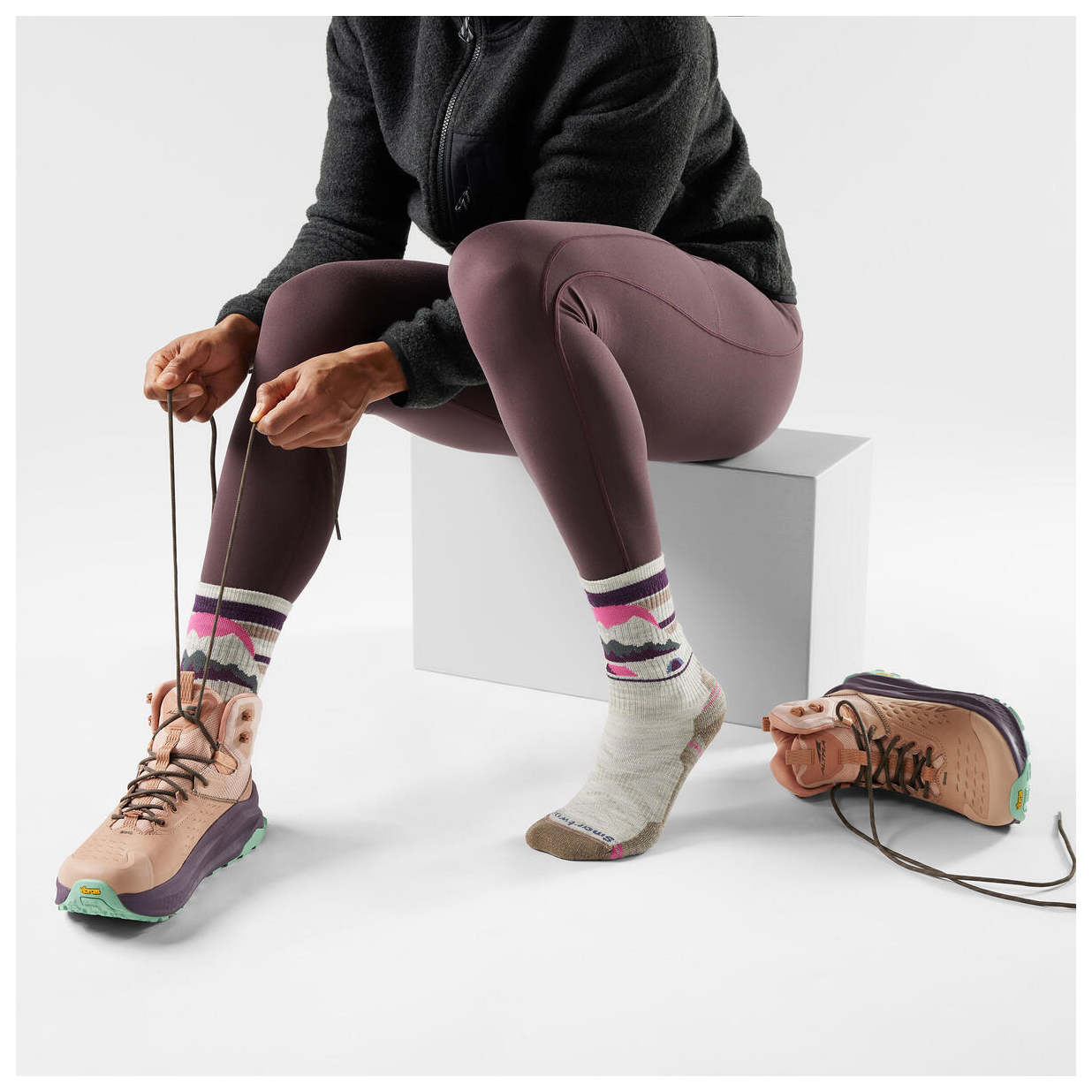 Smartwool Women's Hike Light Cushion Crew Socks - Merino Wool Hiking Socks