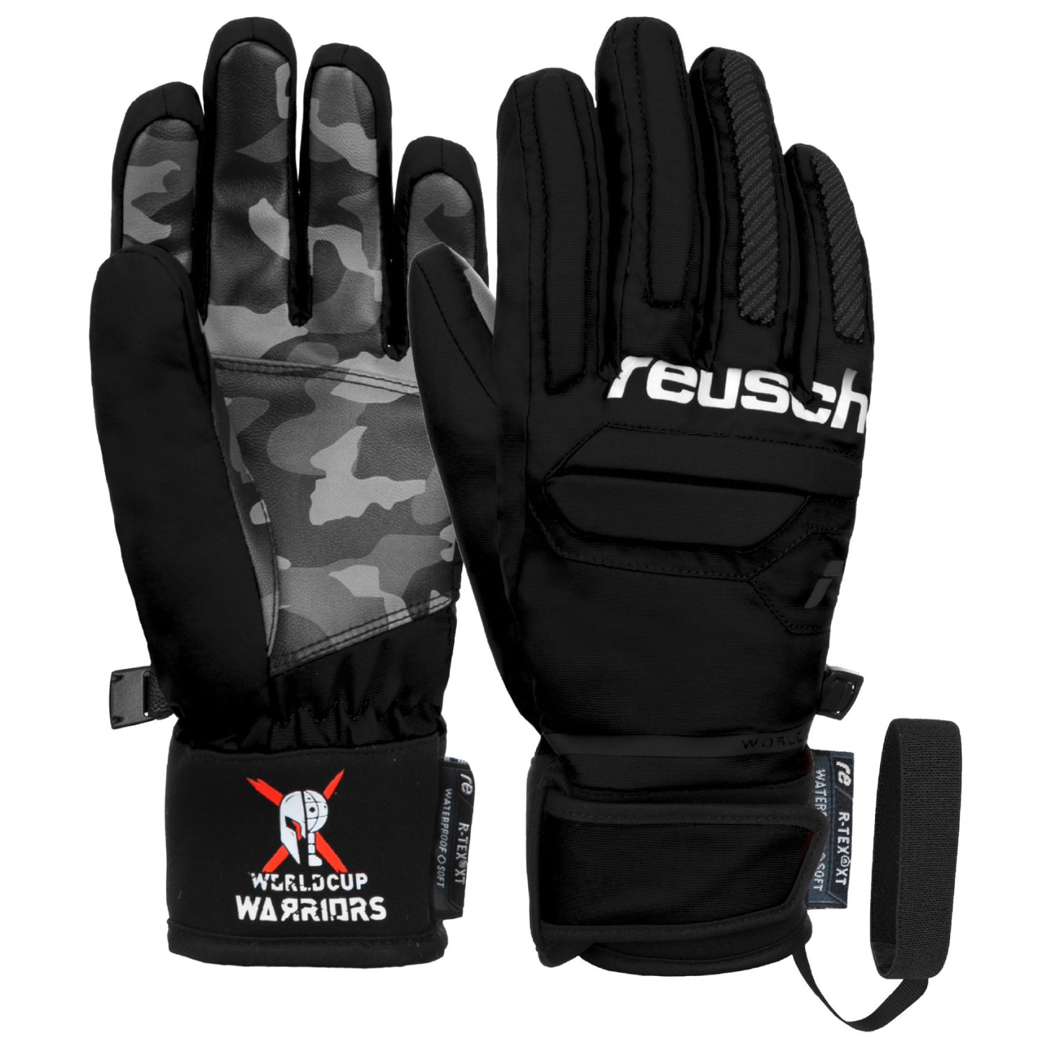 Gants De Ski Reusch Worldcup Warrior R-TEX XT - Imperméables, Respirants, Chauds - Pour Hommes - Cuir De Chèvre, Membrane R-TEX - Idéal Course/froid