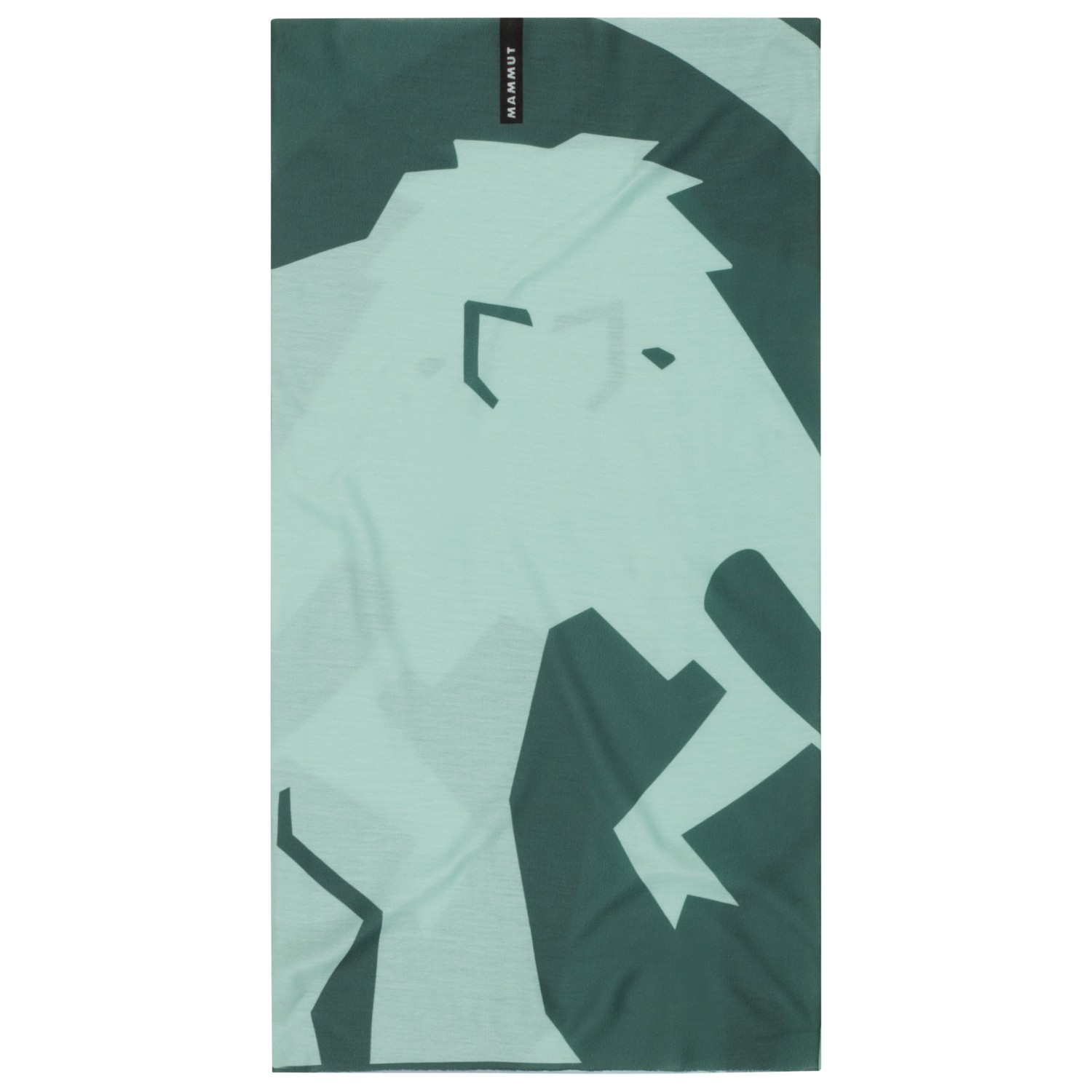 Mammut Neck Gaiter Logo staal-zwart one size