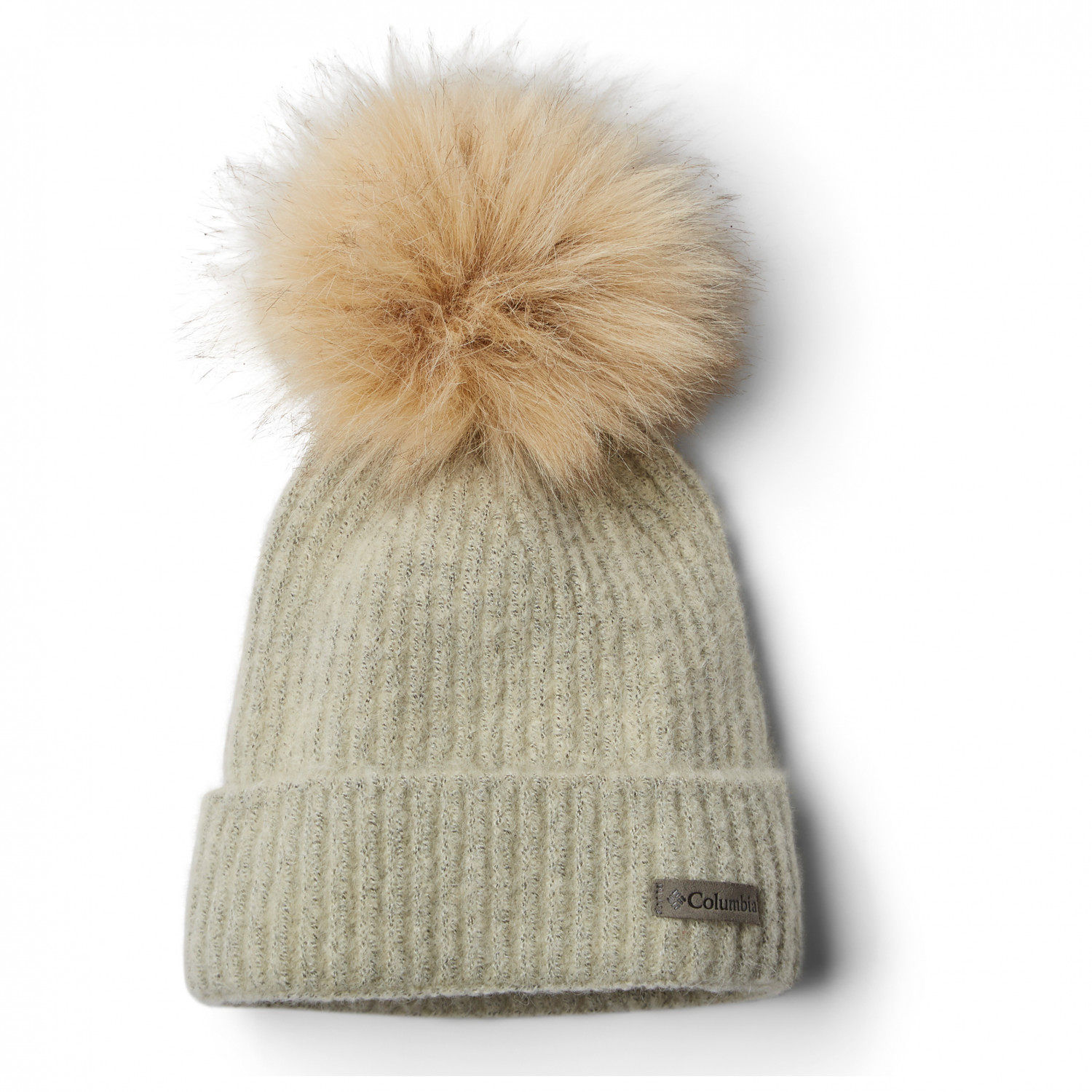 Columbia Unisex Winter Blur Pom Pom Beanie – Cappello Invernale Con Pon Pon, Colore Bright Aqua/Night Wave, Taglia Unica, Lavabile In Lavatrice