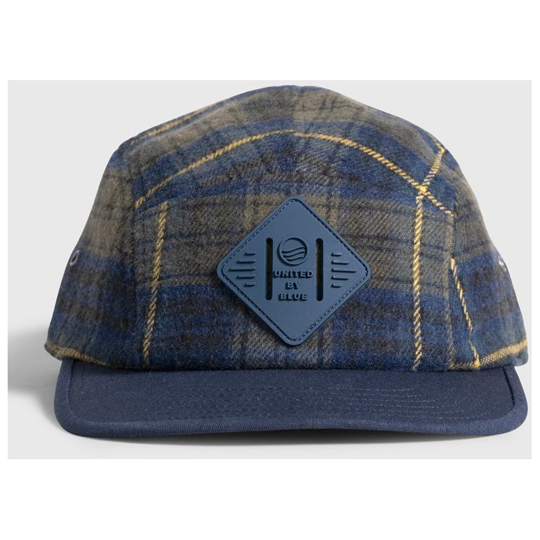 Blue Flannel 5-Panel Hat - Cap 