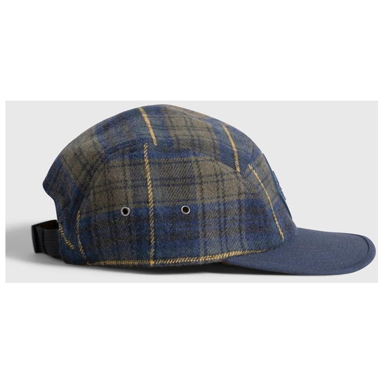 Blue Flannel 5-Panel Hat - Cap 