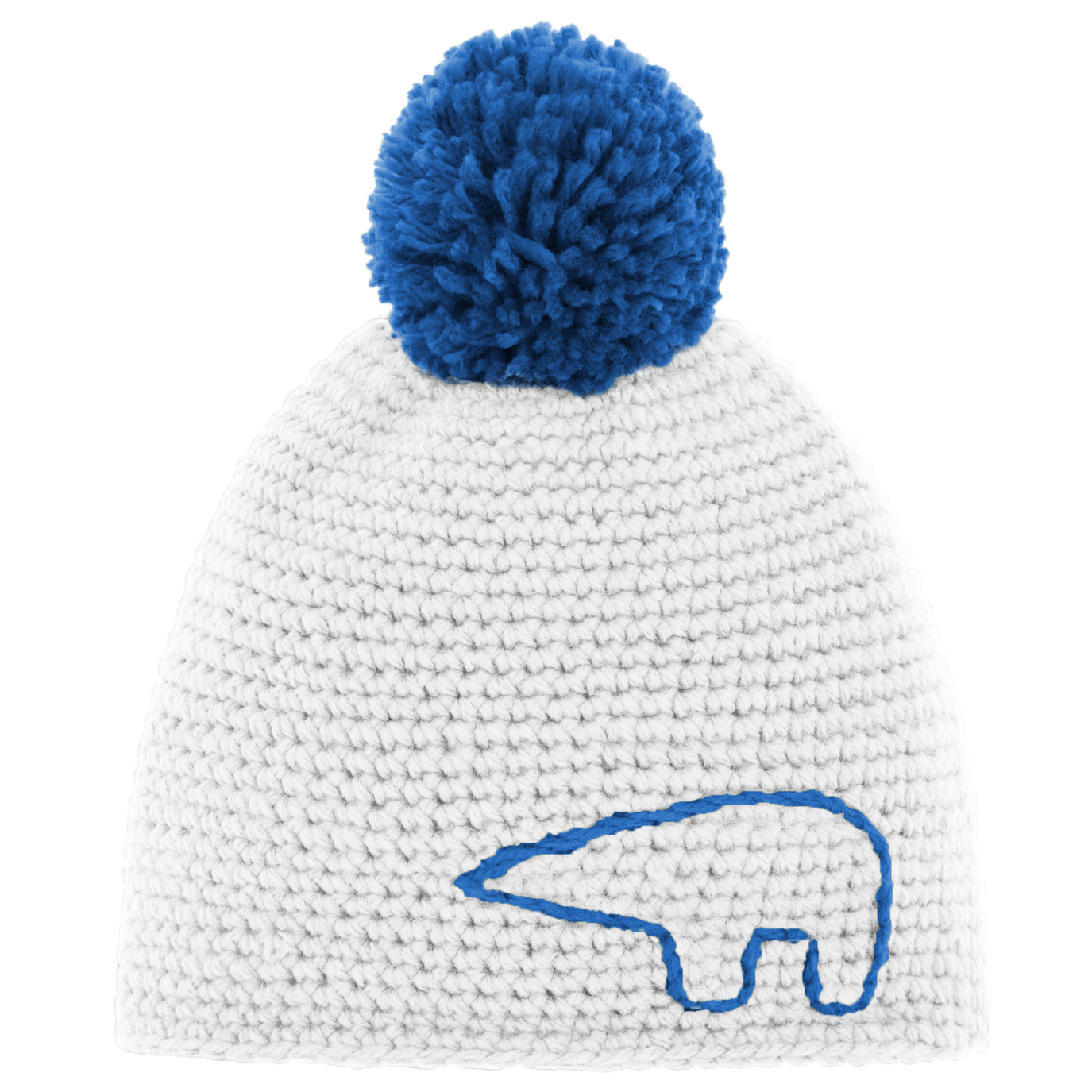 Eisbär Star Pompom Hat SKA Kids - Children's Bobble Hat With Ski Austria Logo, 50/50 Material Mix, Warm Fleece Inner Band, Regular Fit, Winter Hat For
