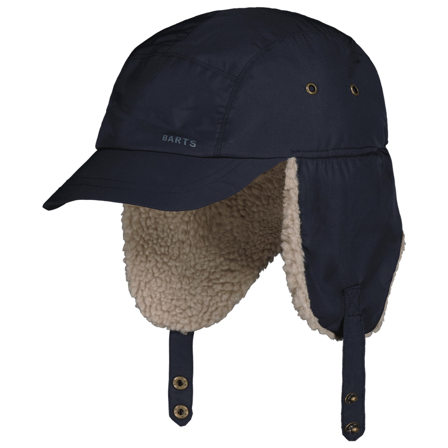 Barts Men's Goser Chunky Knit Beanie Hat - Navy, Fleece Lined, One Size