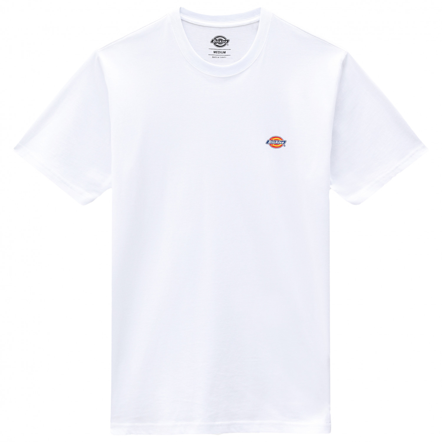 Dickies Men's Mapleton T-Shirt - Basic Grey Tee With Logo, Straight Hem