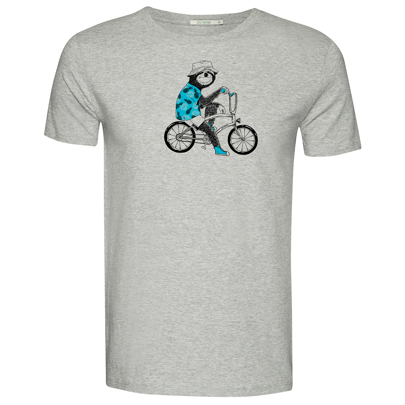 T-shirt Unisexe Imprimé 3D Paresseux (sloth) - Col Rond, Manches Courtes, Matière Polyester/spandex, Neuf Avec étiquettes