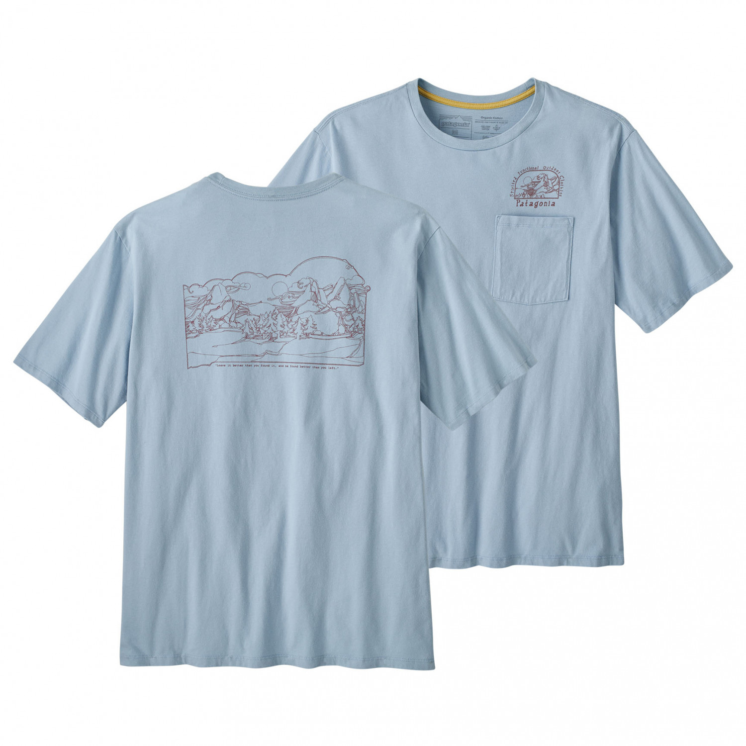 Patagonia Lost And Found Organic Pocket T-Shirt - Camiseta de manga corta Hombre | Comprar | Bergfreunde.es