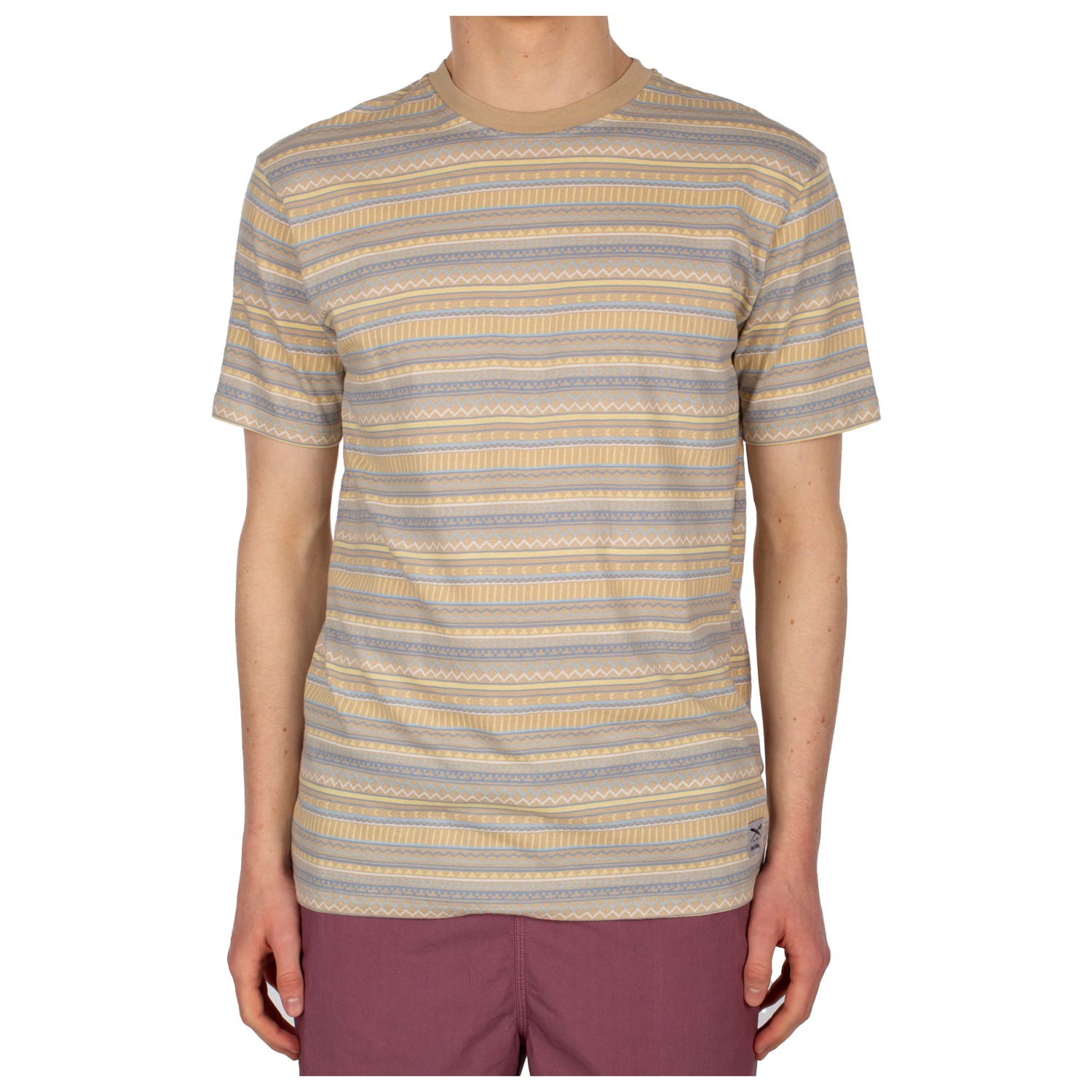 IRIEDAILY Zwille T-Shirt – Cotone Biologico, Vestibilità Rilassata, Ricamo Sul Petto, Prodotta In Portogallo