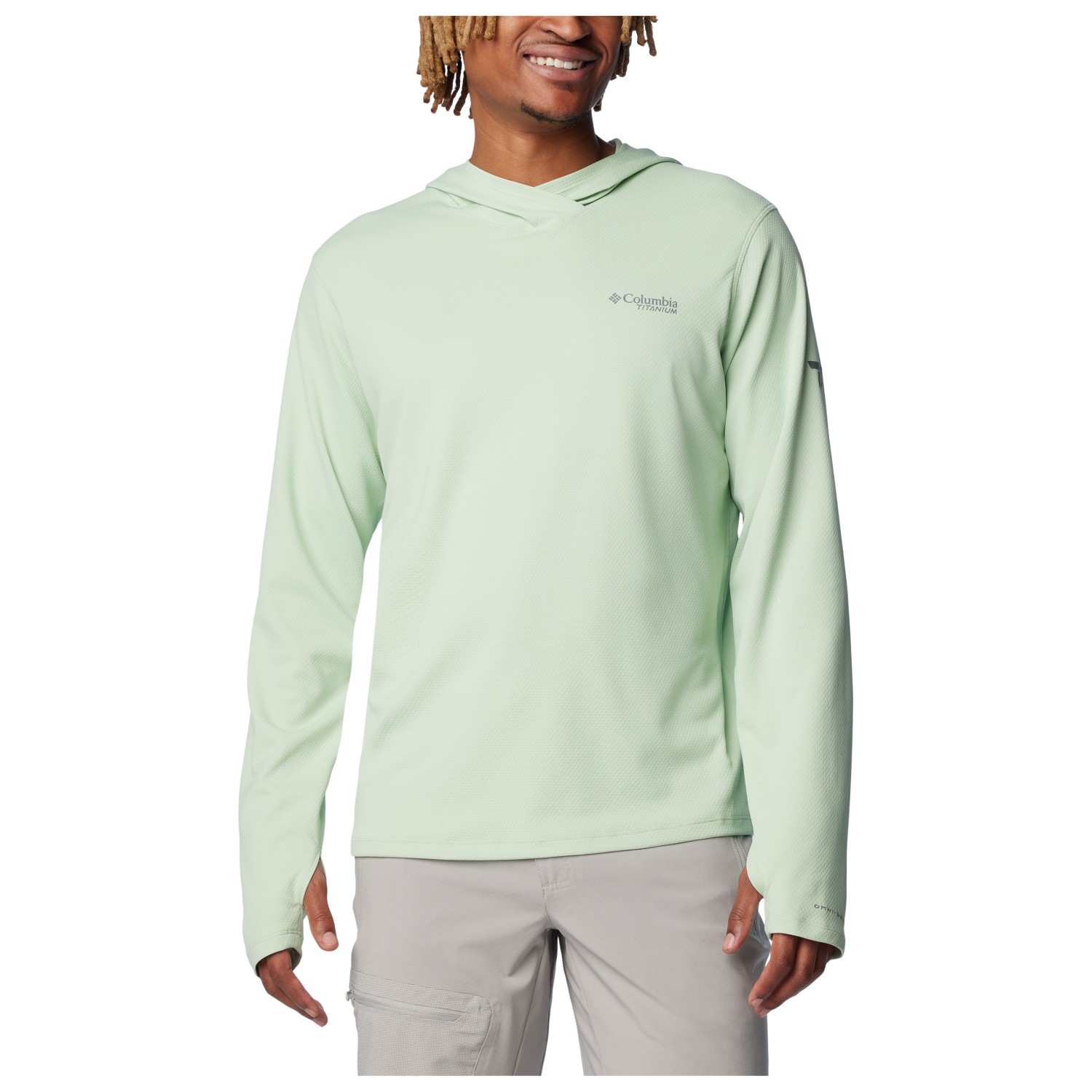Columbia EXPLORERS CANYON - Maglietta a manica lunga - white/marrone