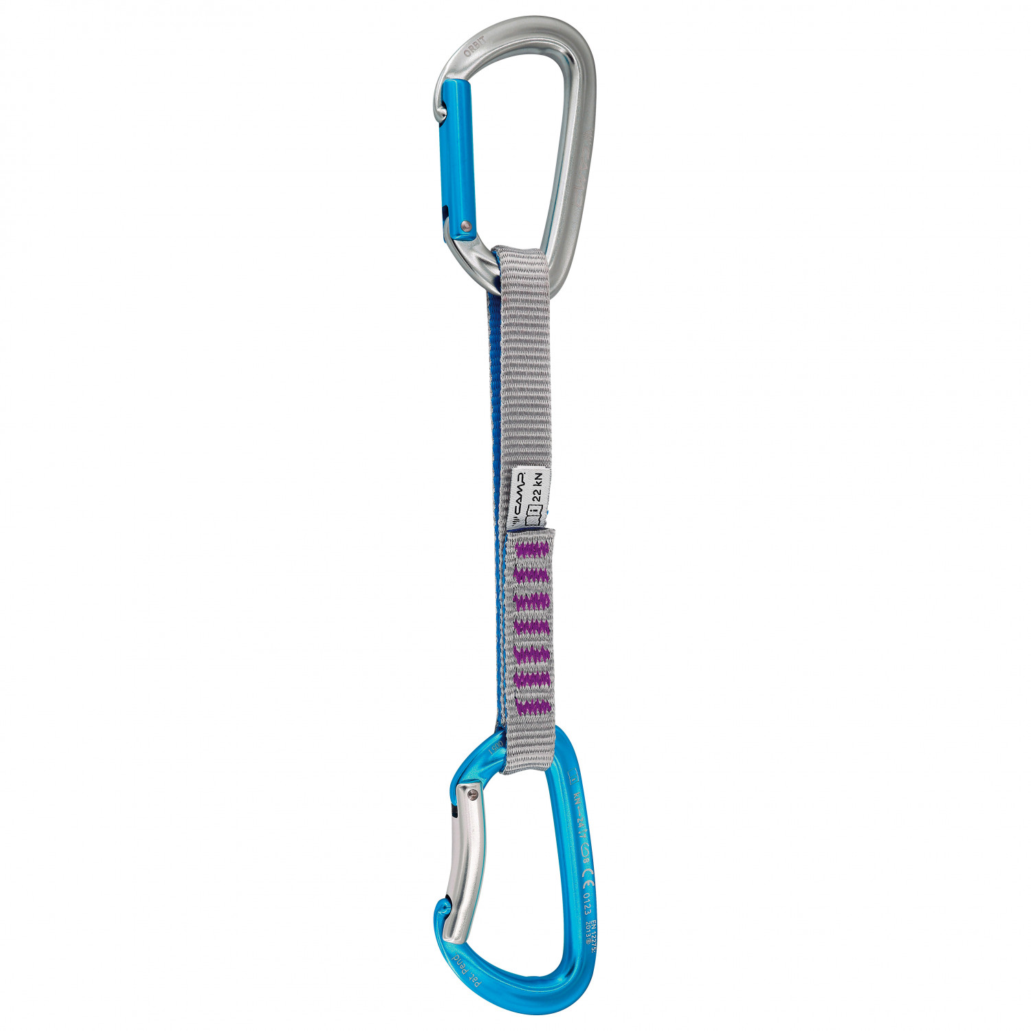C.A.M.P. Orbit Express KS 18 Cm - Dégaine Escalade Avec Mousqueton