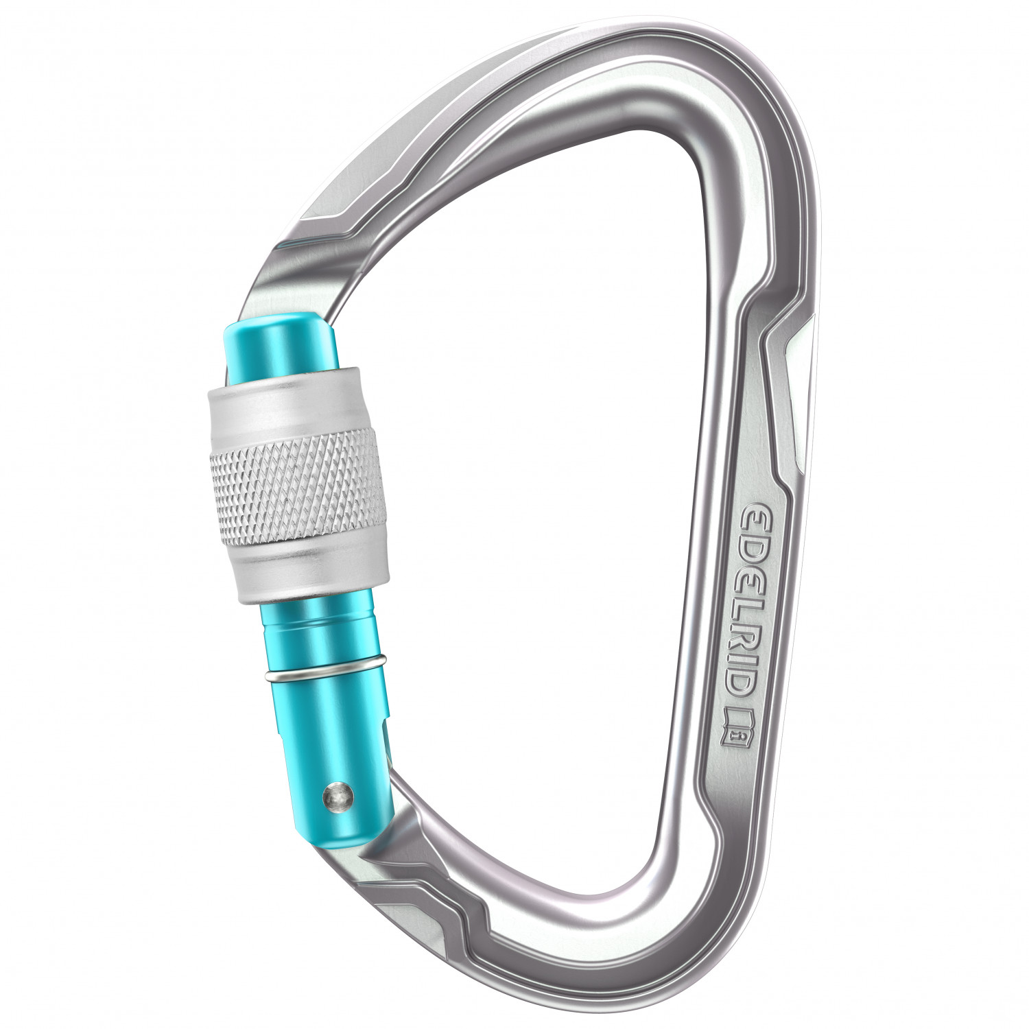 Edelrid Mousqueton à Vis Ovale Power 2500 Screw II - Aluminium Avec Manchon Étroit, Idéal Rigging Et Sports, 71g