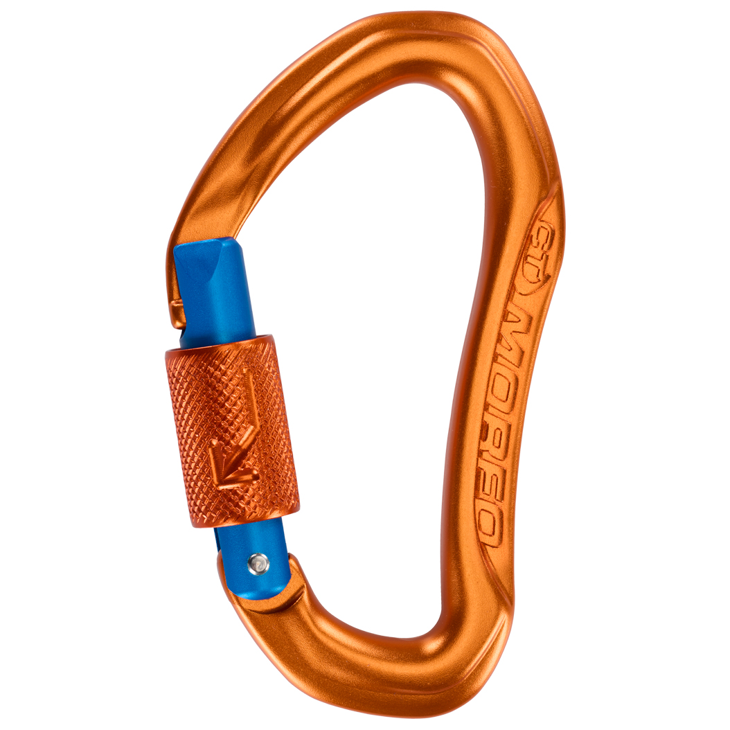 Climbing Technology D-Shape Steel SG Karabiner - Mousqueton à vis