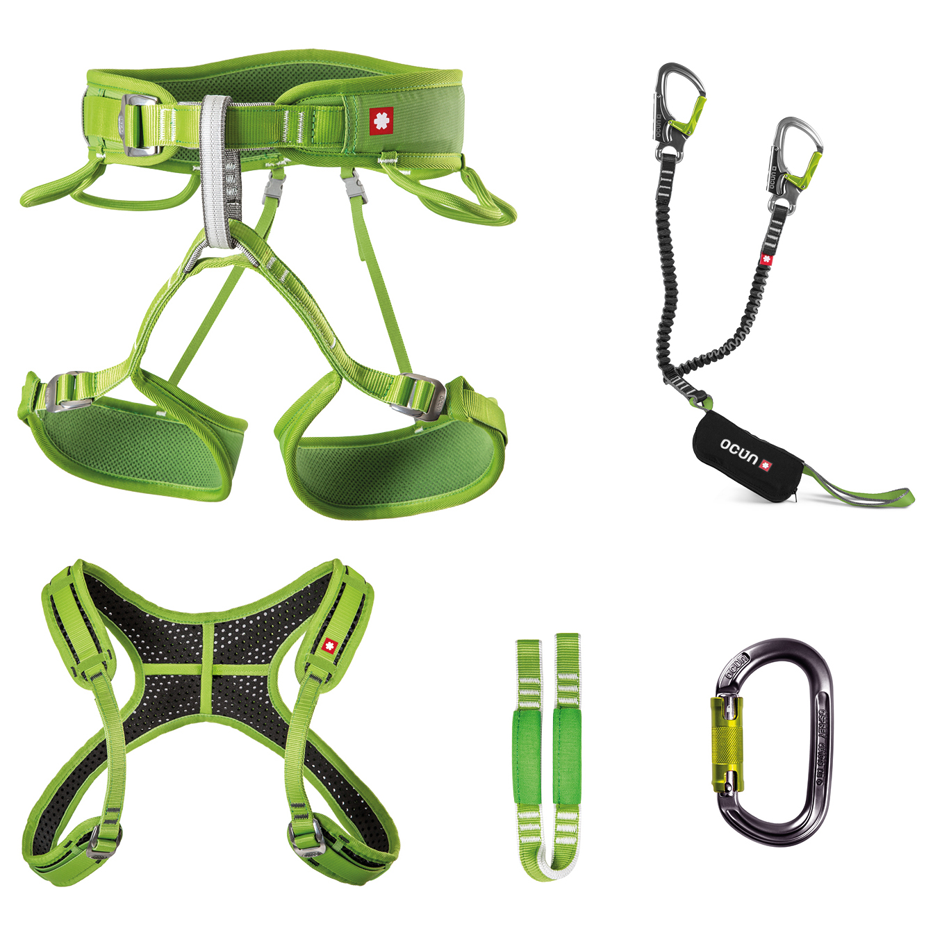 Imbrago Da Arrampicata Ocun Twist Rental II – Per Palestre, Vita Regolabile, Fibbie In Acciaio Inox, Colori Per Taglia