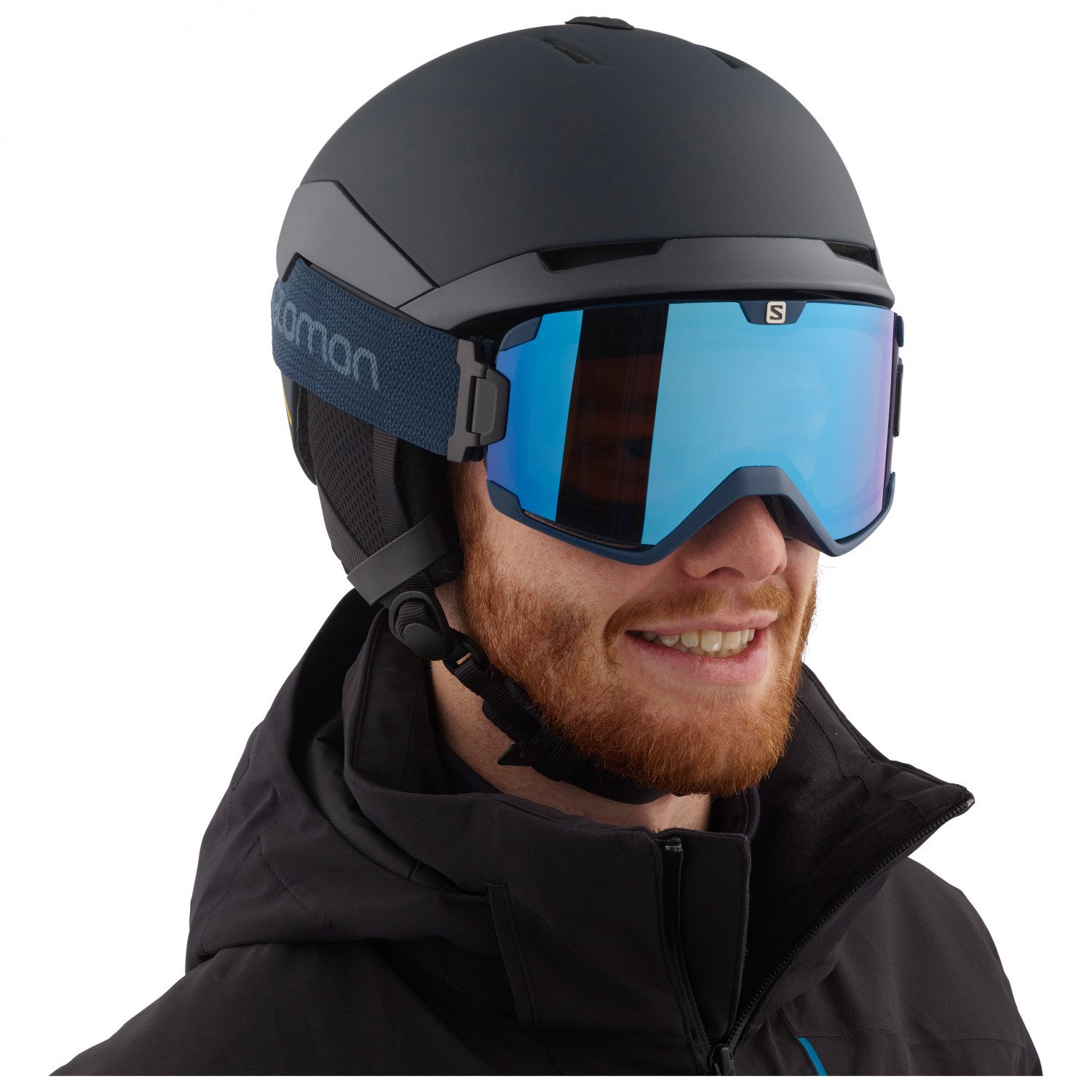 masque de ski salomon femme Salomon, iVY, pour femme, Blanc (White Glitch)/Universal Mid Blue, L40846900 Sports et Loisirs Masque de Ski Salomon Sentry