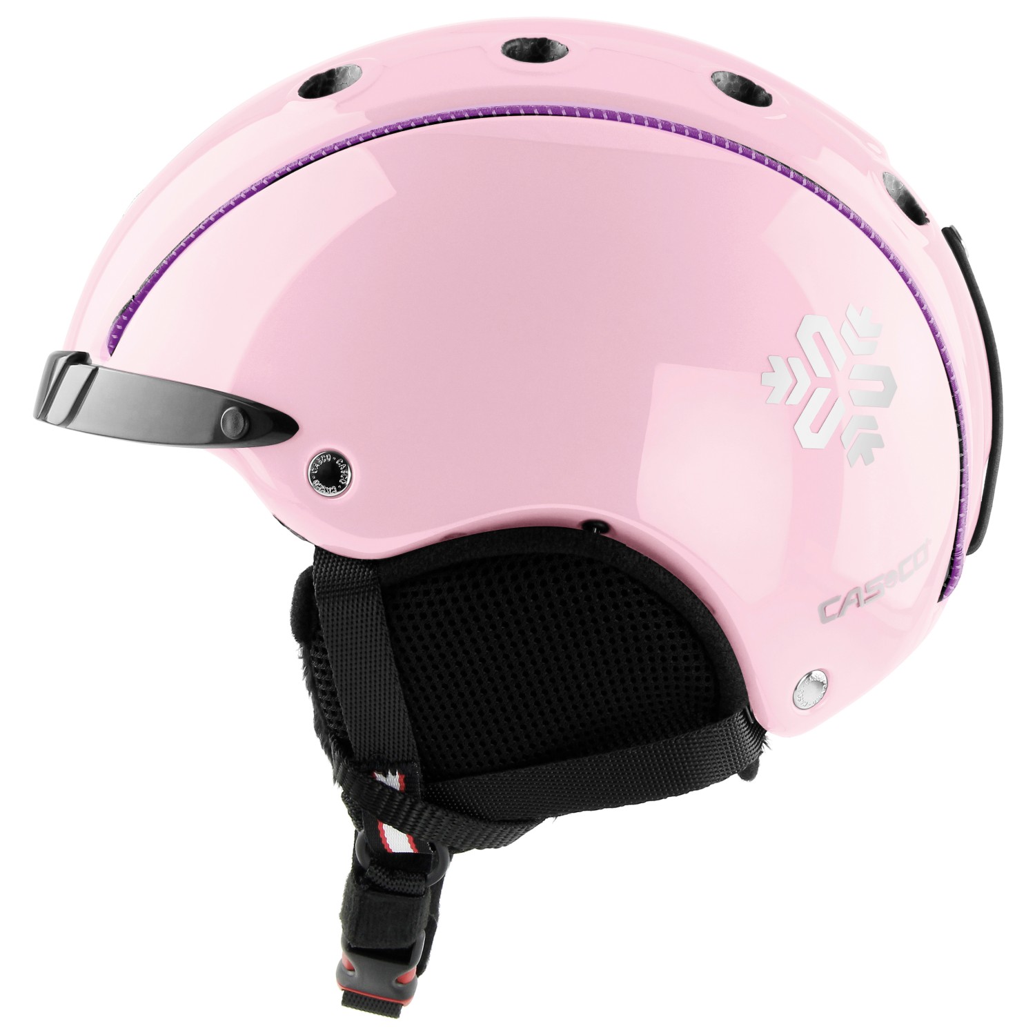 Lot de 2 oreilles d'ours pour casque - Accessoires pour casque de moto, ski, snowboard - Rose et bleu