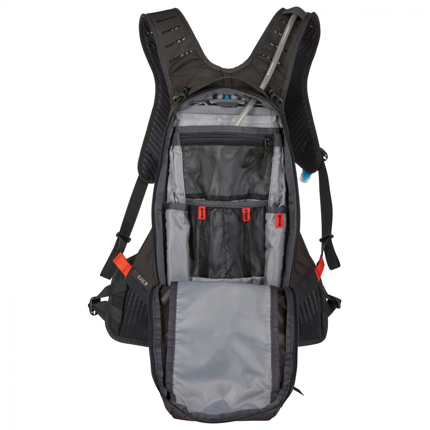 Zéfal Z Hydro XC Hydration Backpack Grey Orange + 2L Bladder