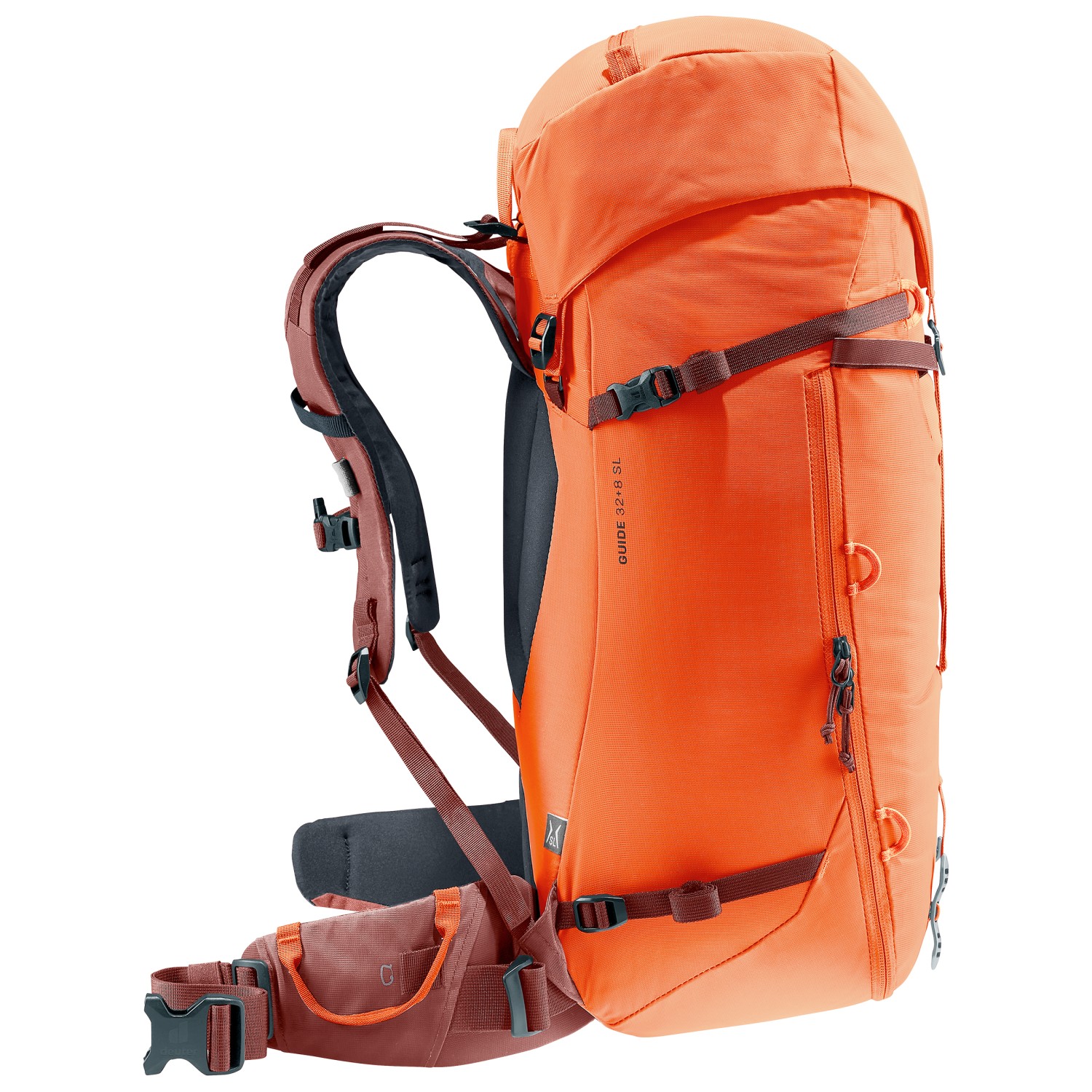 Sac à Dos D’escalade Deuter Guide 32+8 SL – Femme, 32L Extensible 8L, Dos Alpine, Compatible Gourde, Sans PFC