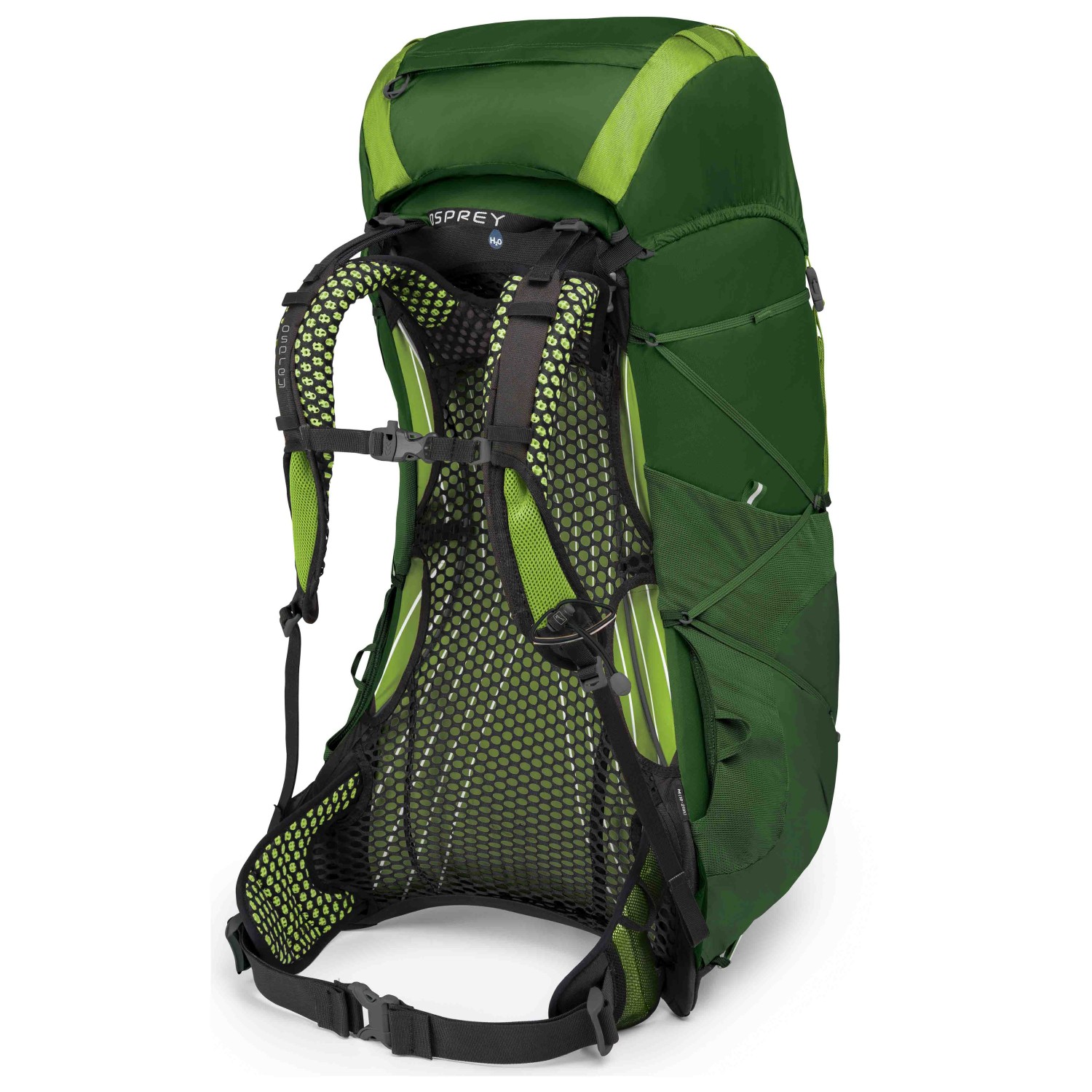 Osprey Herren Rucksack Exos 58 – Tungsten Grau, Ultraleicht, Belüftet, 100% Recycelt