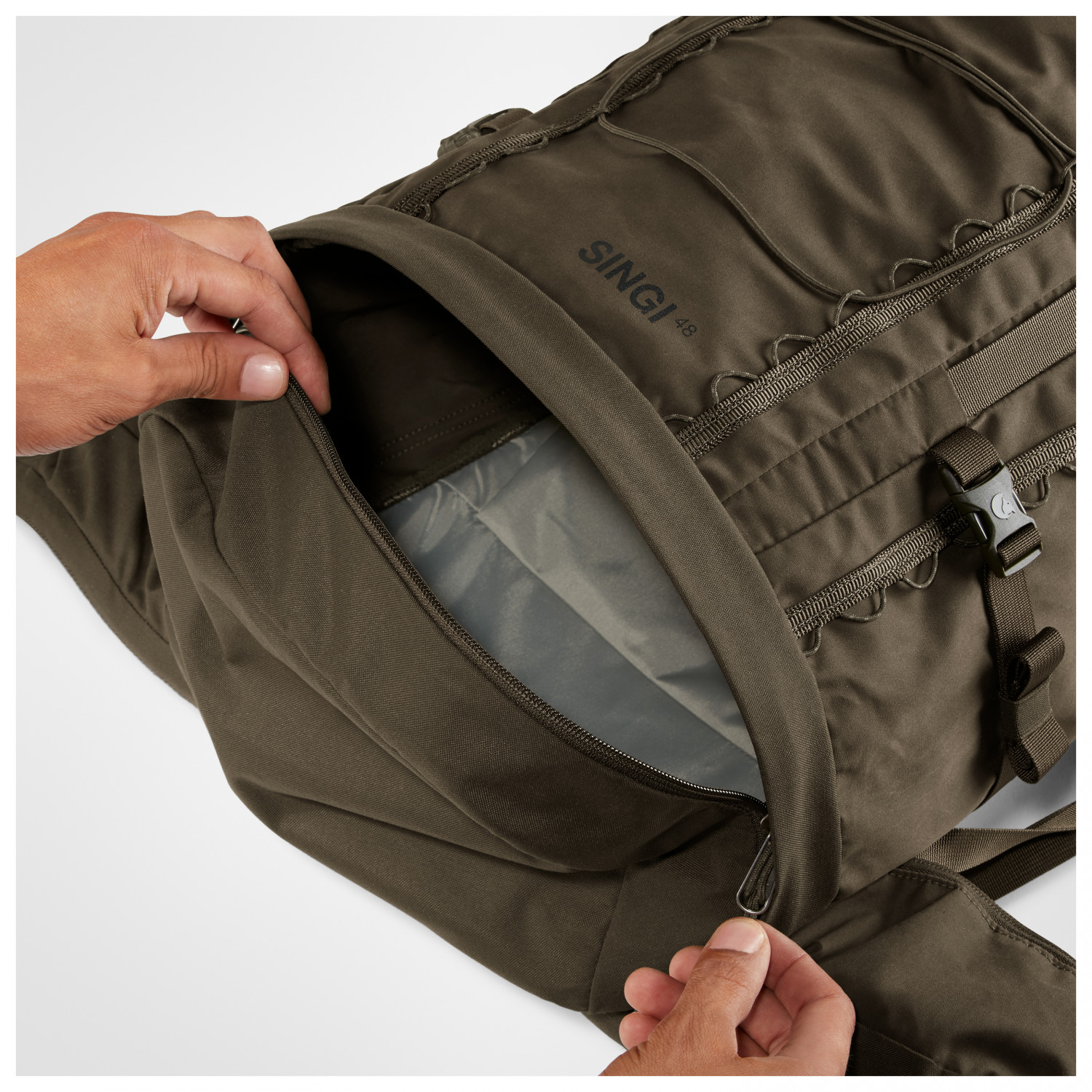 Sac À Dos Fjällräven Singi 48 Dark Olive Dark Olive