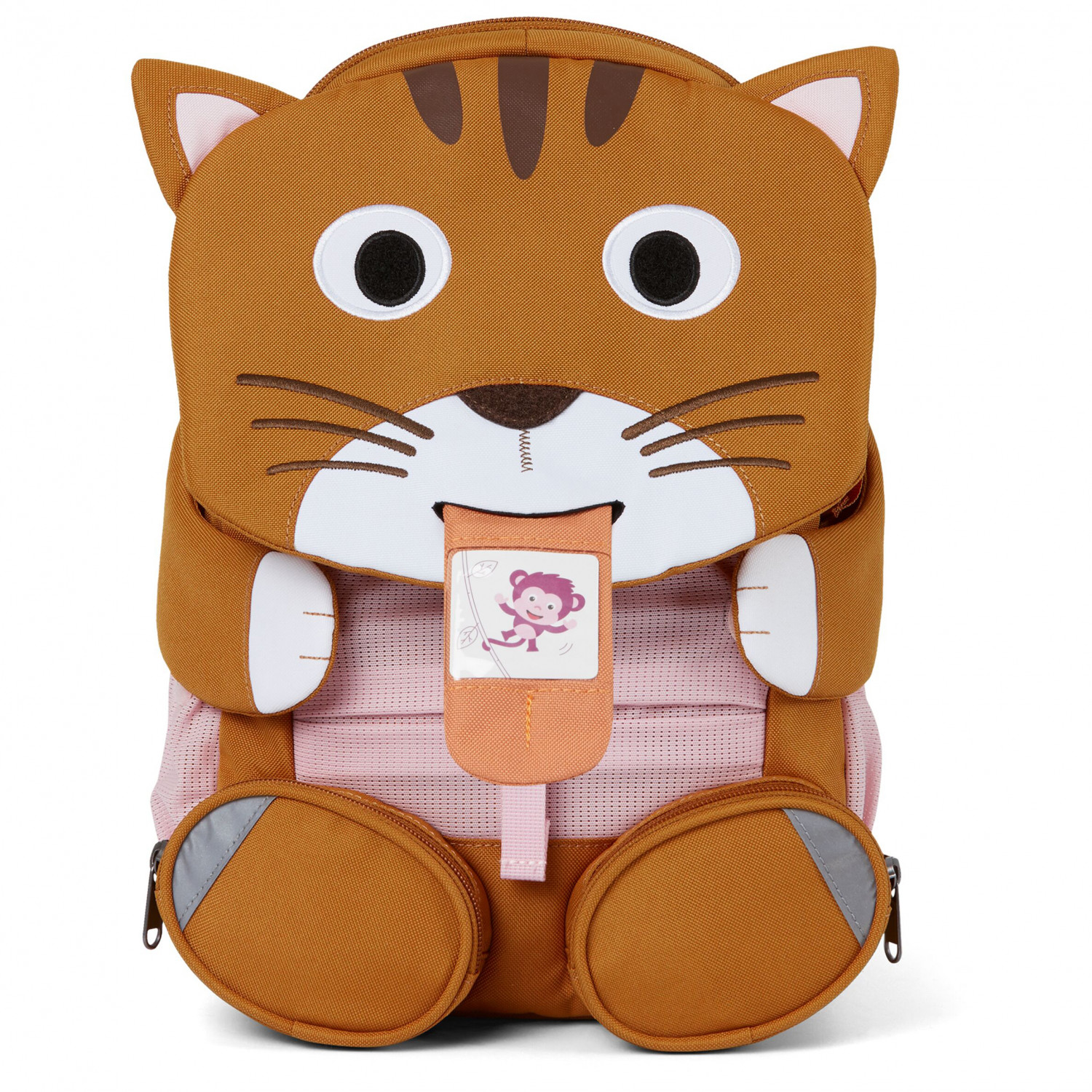 Harry Bear Kinderrucksack – Niedliches Katzen-Design Mit 3D-Ohren, Pink & Mehrfarbig, Ca. 37x31x11 Cm