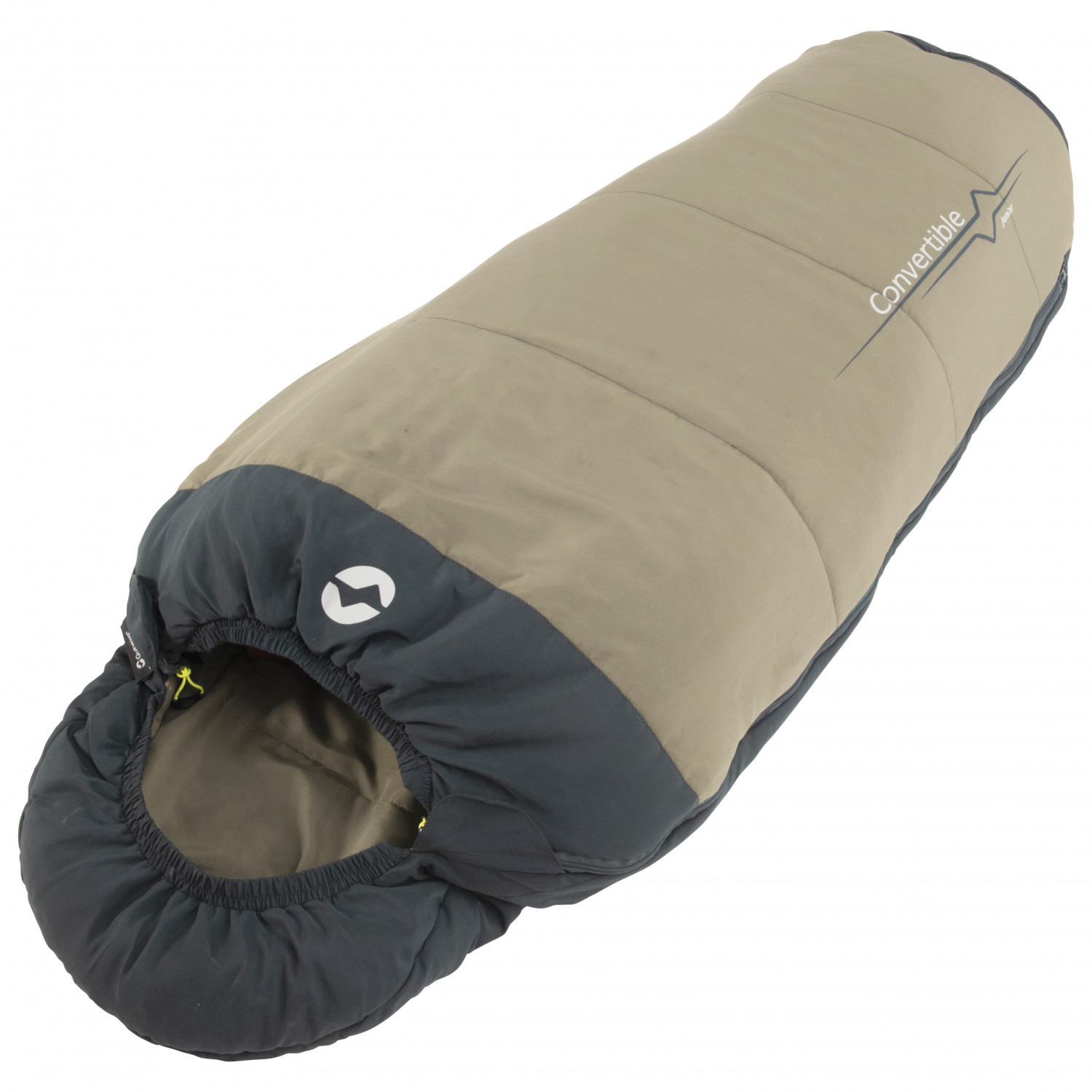 Sac De Couchage Enfant COLUMBUS Aneto 300 - 2 Saisons, Léger 1,03kg, Dimensions 165x65/45cm, Bleu Et Gris