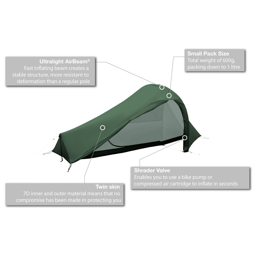Vango F10 Hydrogen Air - 1-man tent 