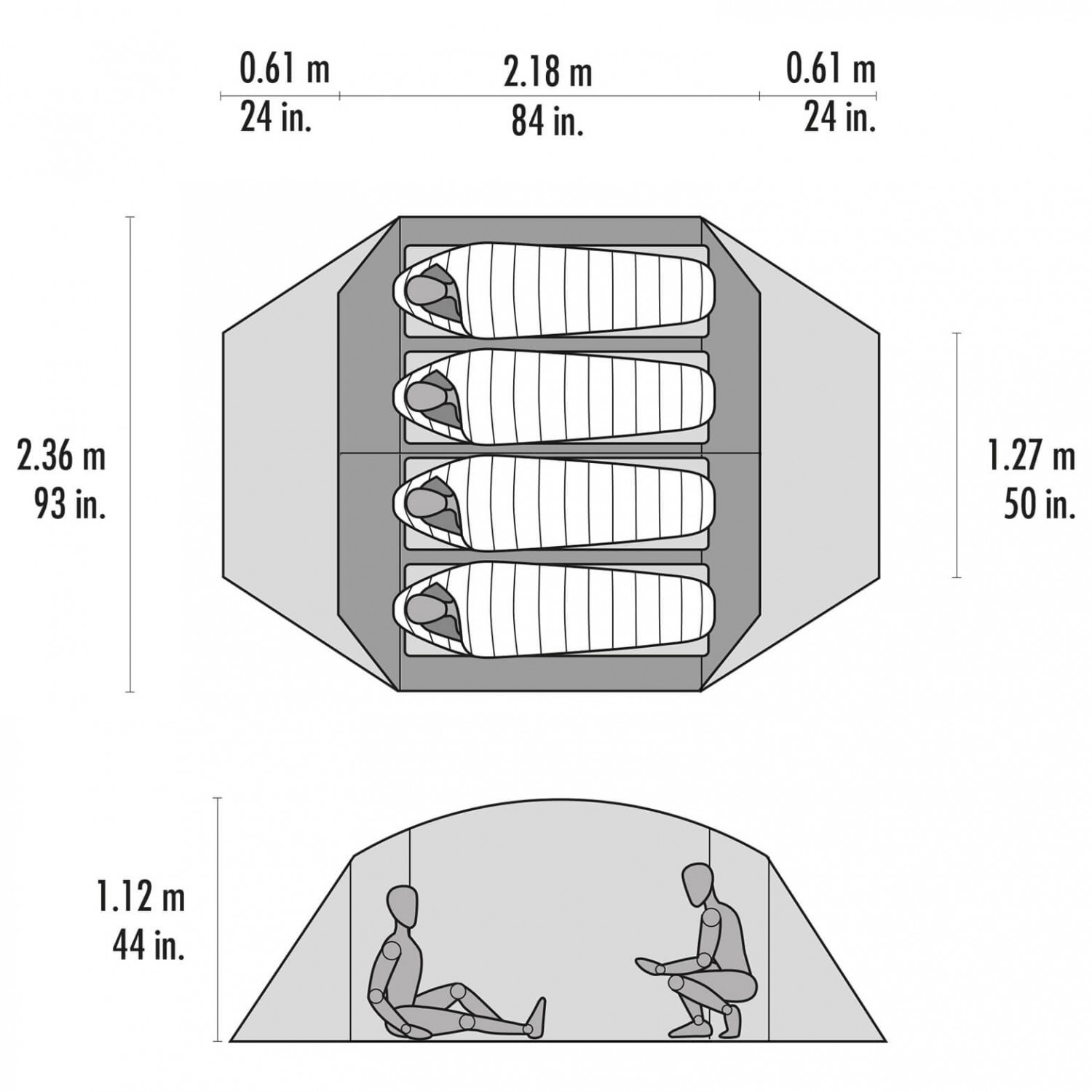 msr papa hubba nx 4 tent