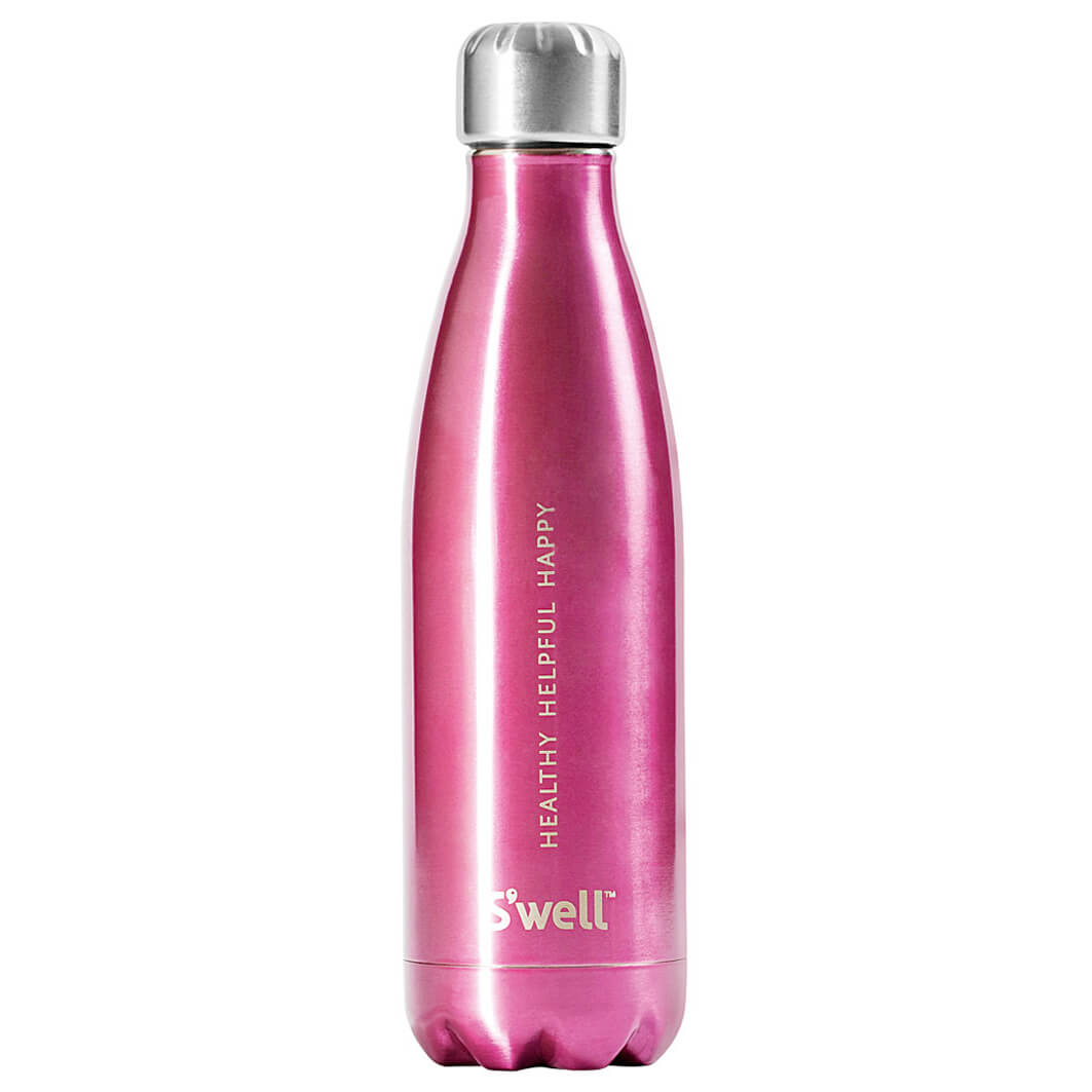 S'well Traveler Borraccia Isolata 470 Ml - Rose Agate, Acciaio Inox 18/8, Mantiene Caldo/Freddo, Senza BPA