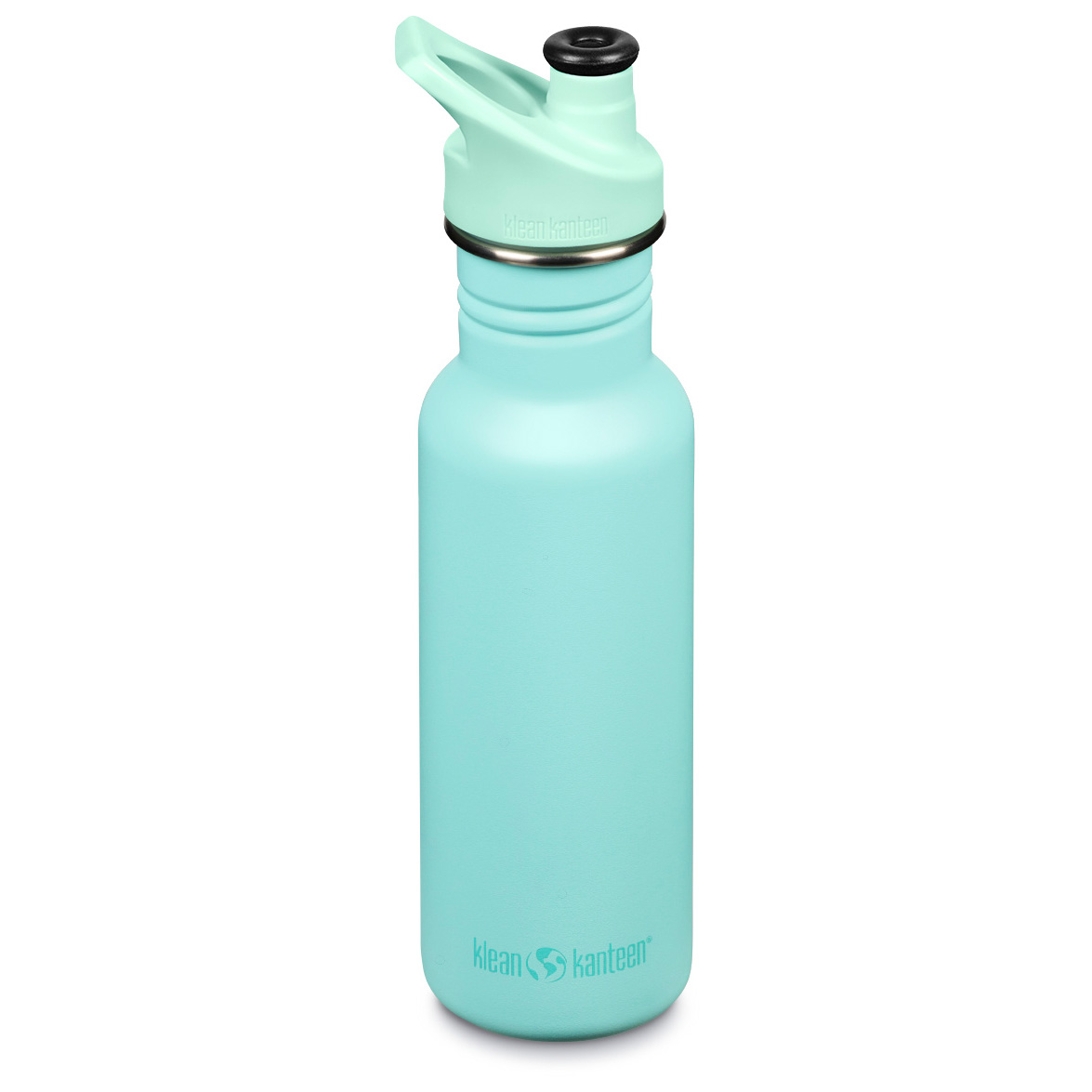 Klean Kanteen 27oz Classic Stainless Steel Water Bottle With Sport Cap - Black Camo - View #6