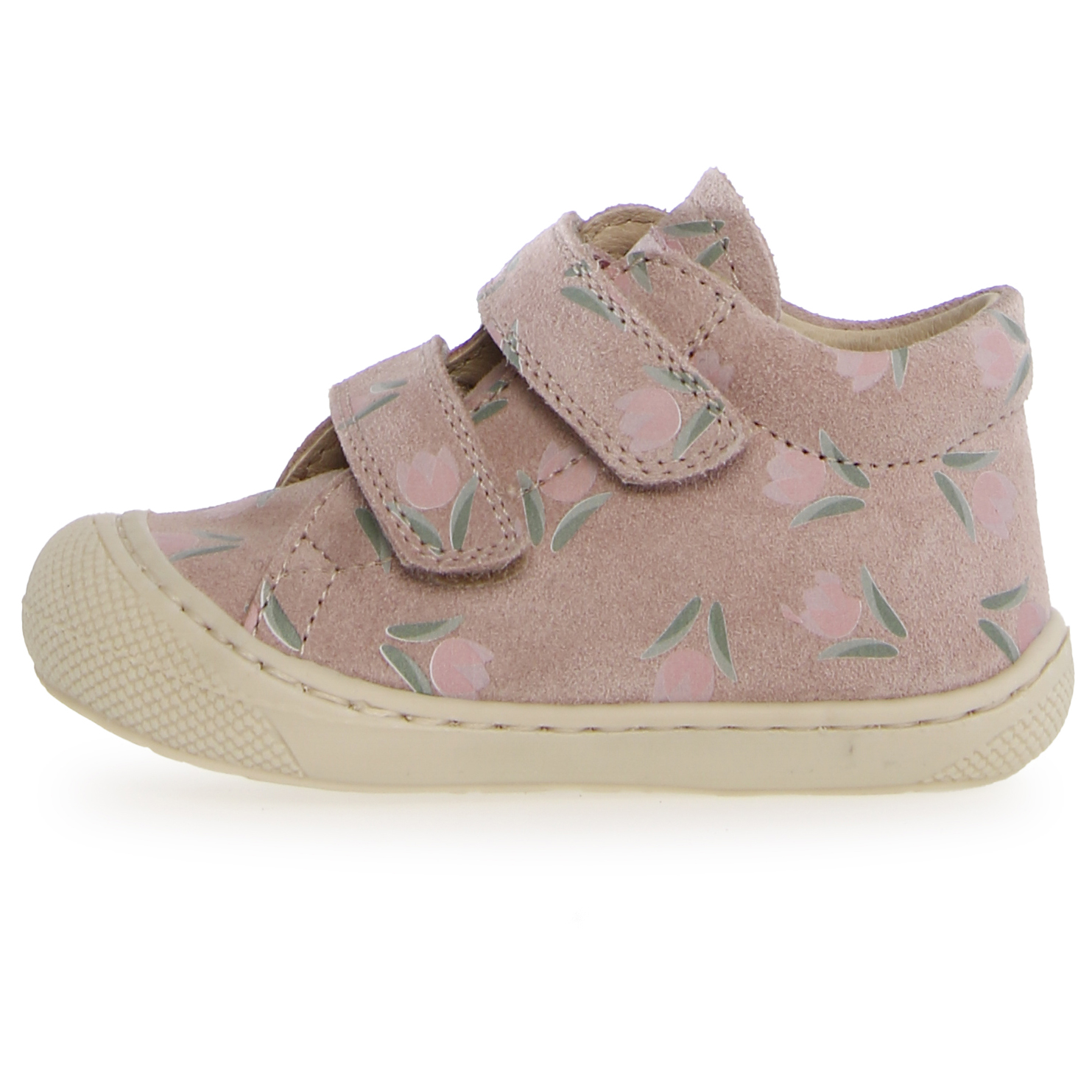 NATURINO Cocoon - Chausson Premier Pas Fille Bébé En Cuir Souple Et Confortable