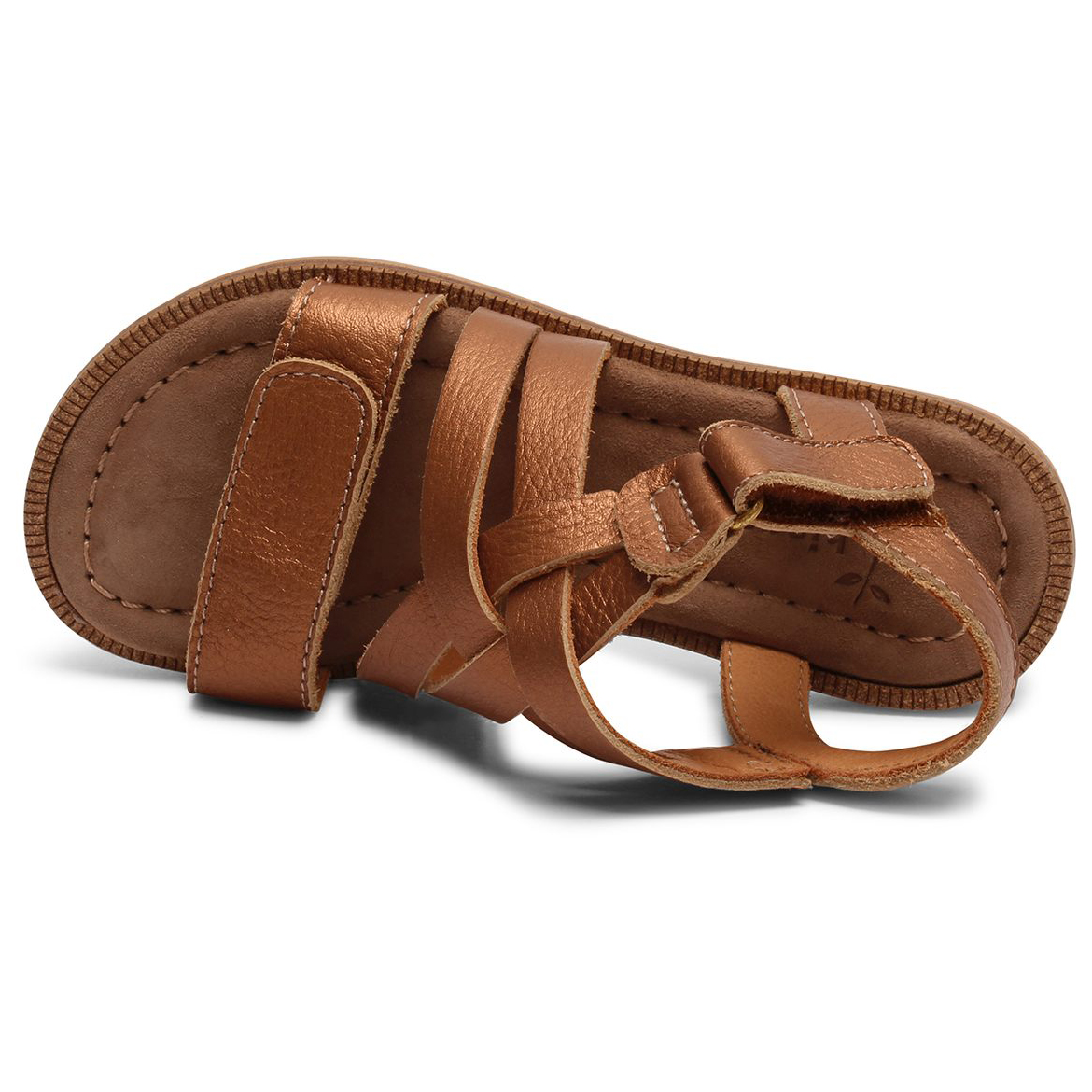Bisgaard Cana C - Sandali In Pelle Per Bambine Con Chiusura In Velcro E Suola Flessibile