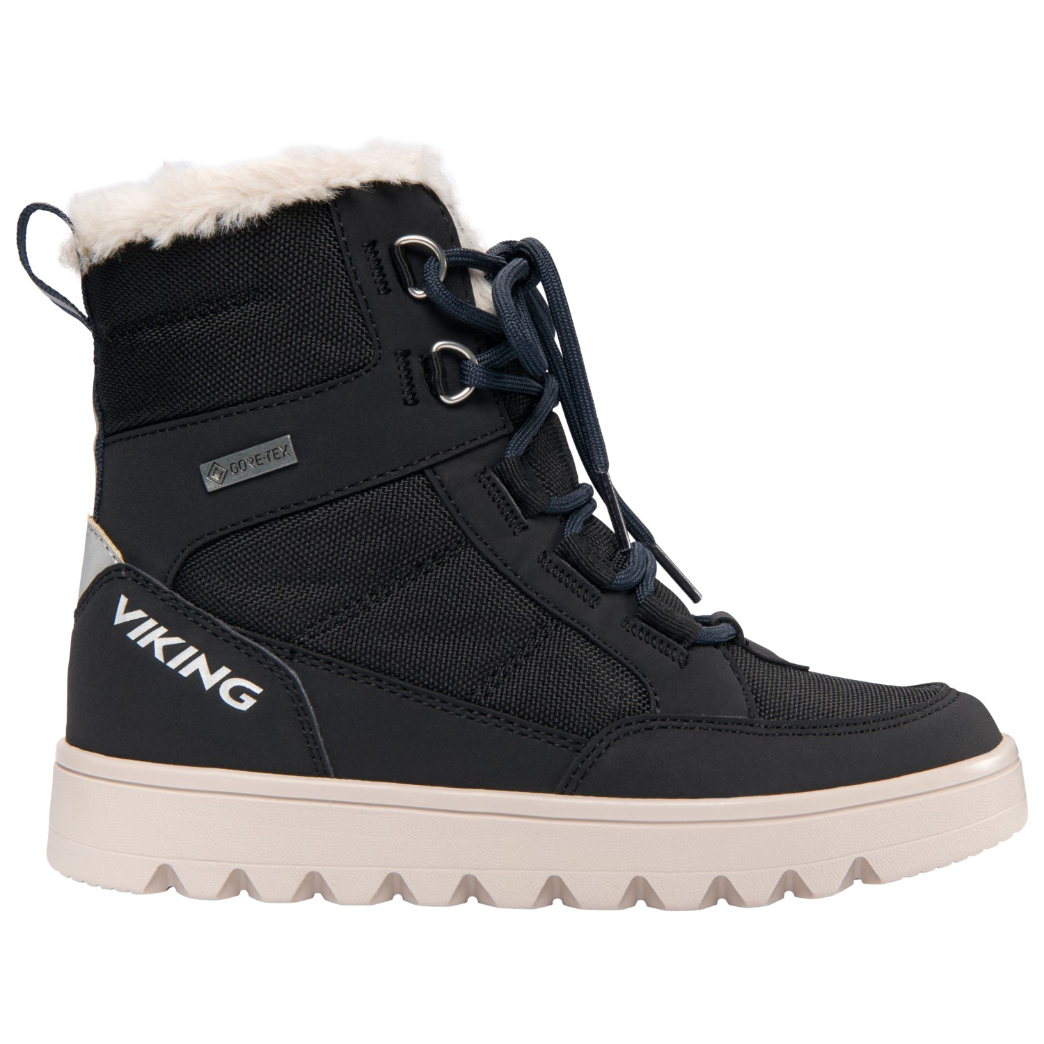 Viking Jack Warm GTX – Halbhoher Cityschuh Für Jungen Mit Gore-Tex, Gefüttert, Reflektierend & Rutschfest