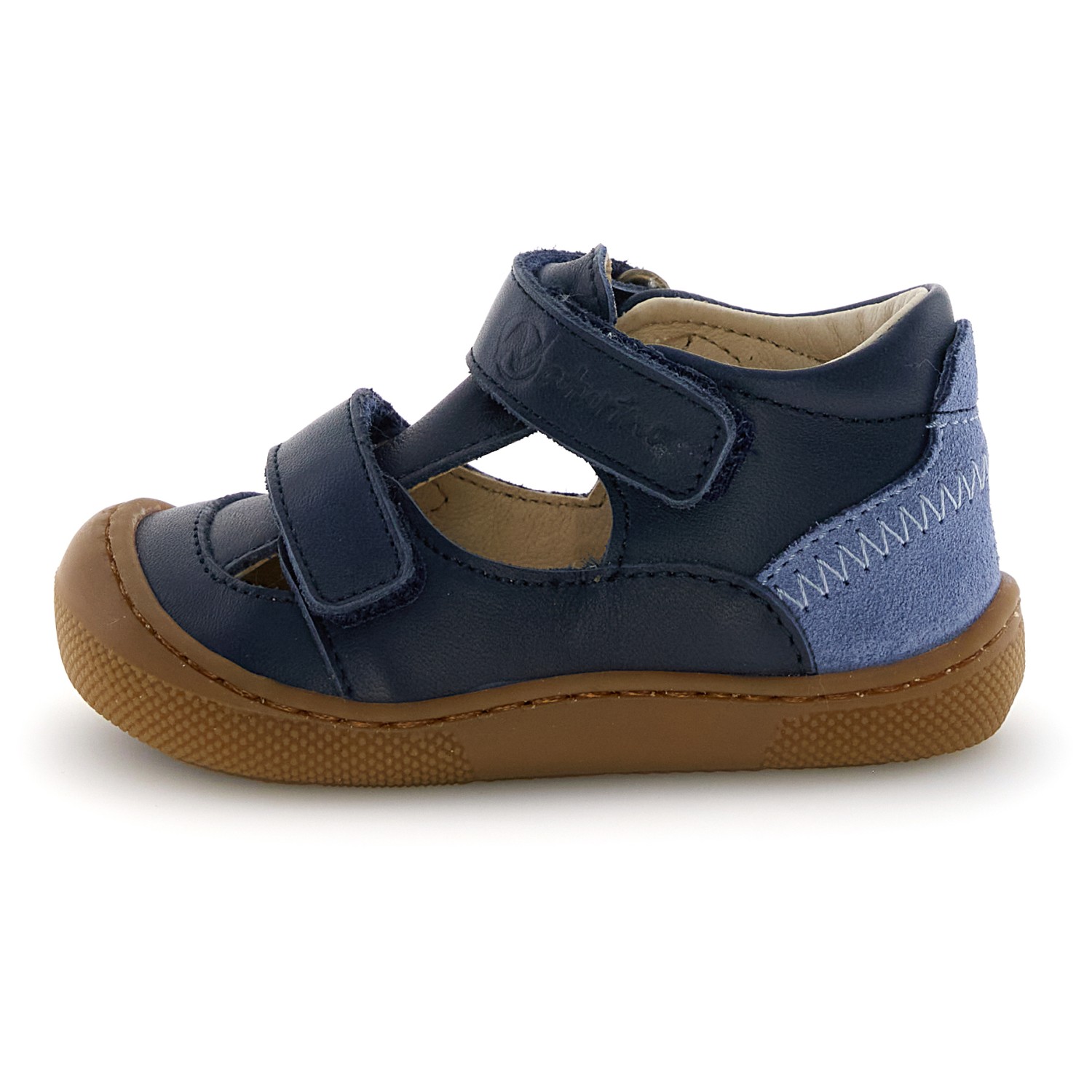 Naturino Kenny - Sandales D'Été Enfant Cuir Véritable, Confort & Style Estival, Semelle Caoutchouc, Fermeture Velcro