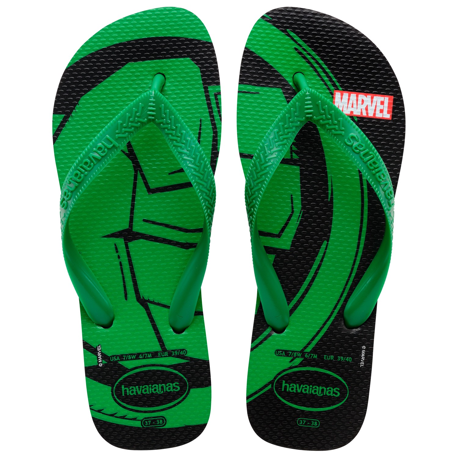 Havaianas Kids Heroes – Infradito Per Ragazzo, Gomma, Suola Piatta, Taglia Unica (Attenzione Alla Nuova Taglia)