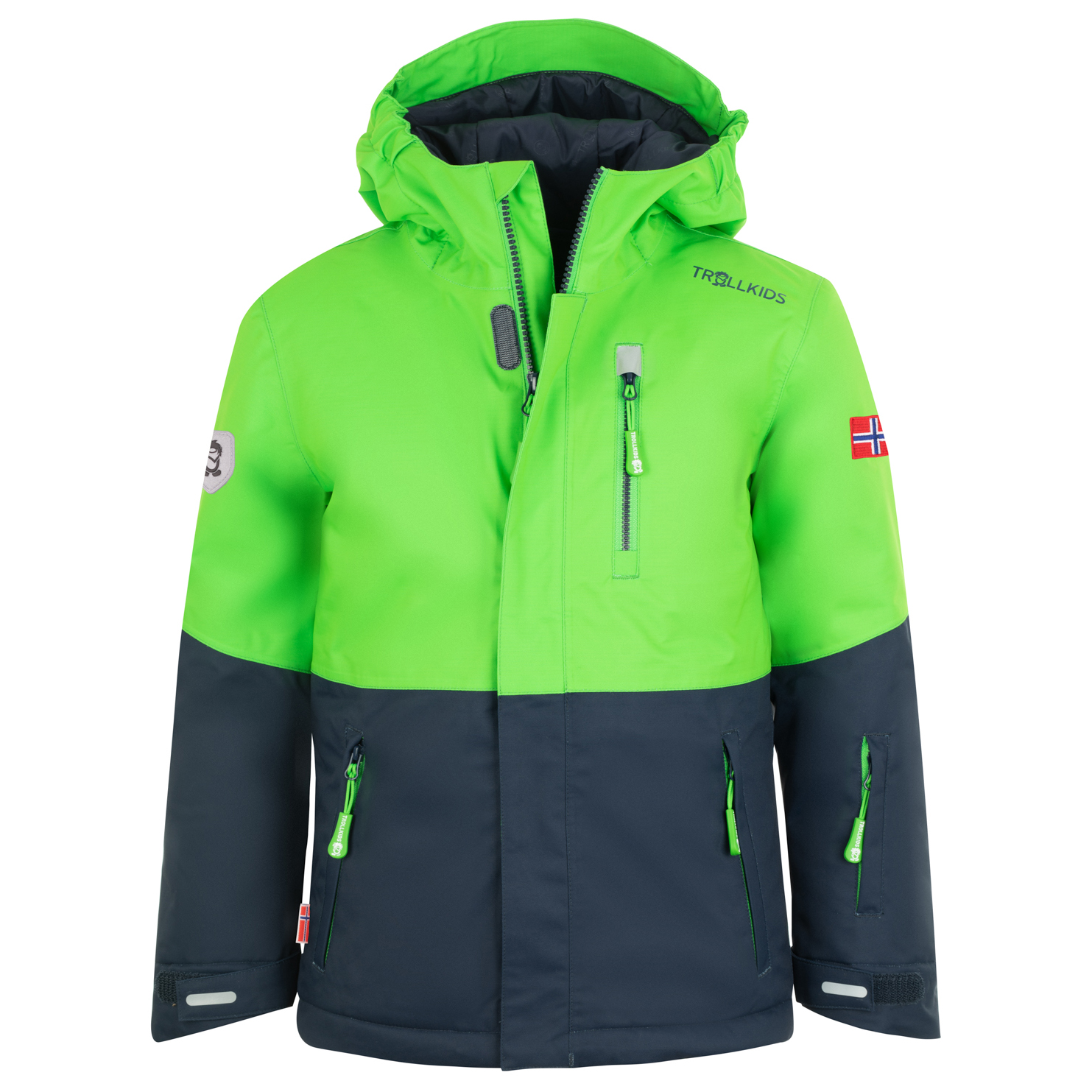 Capuche Ajustable Jupe Neige Veste De Ski Trollkids Hallingdal
