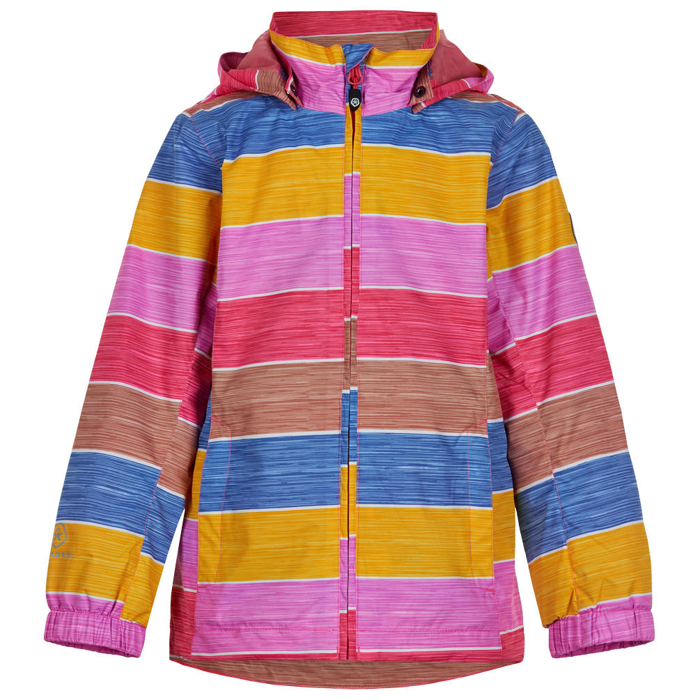 striped waterproof jacket
