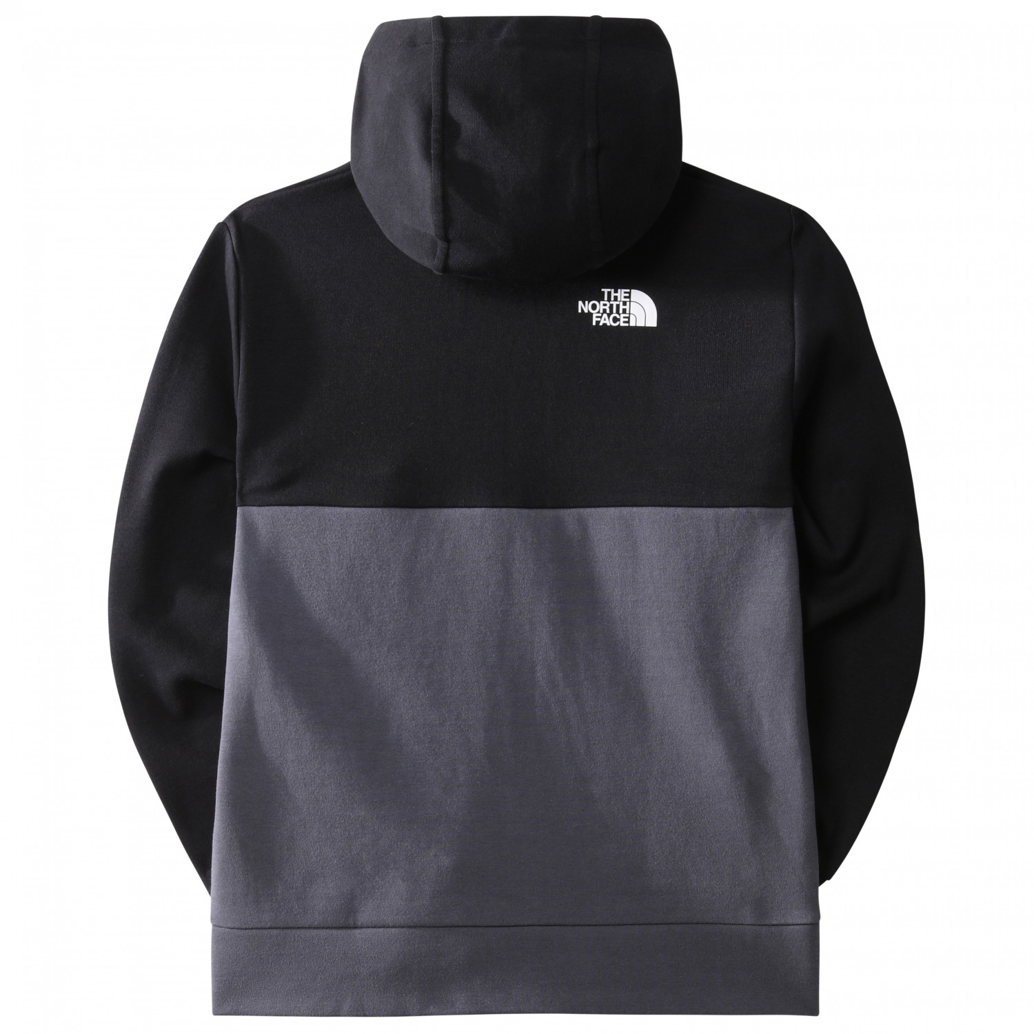 the north face grey zip hoodie