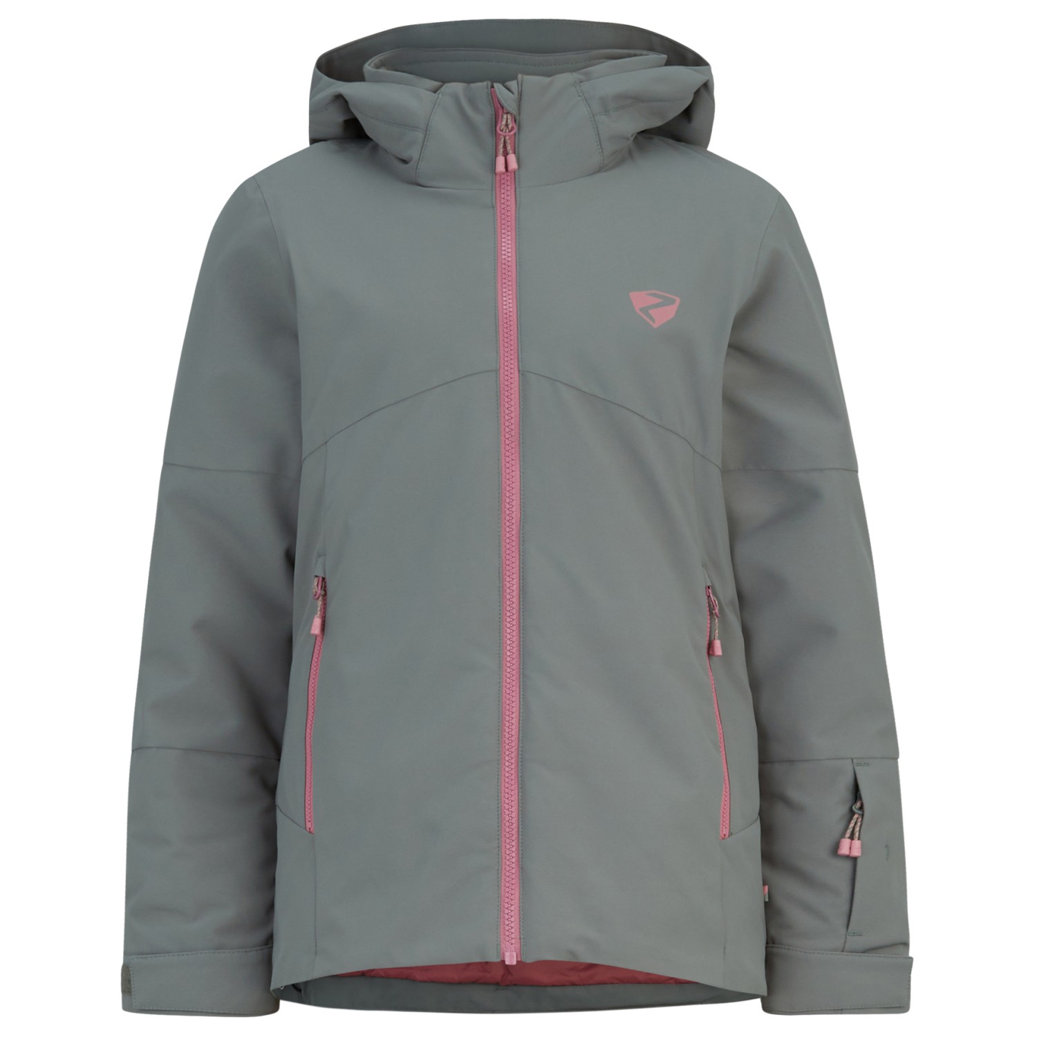 Ziener, Anzo Junior Ski Jacket Kids Red Salsa Blue, Orange, Red